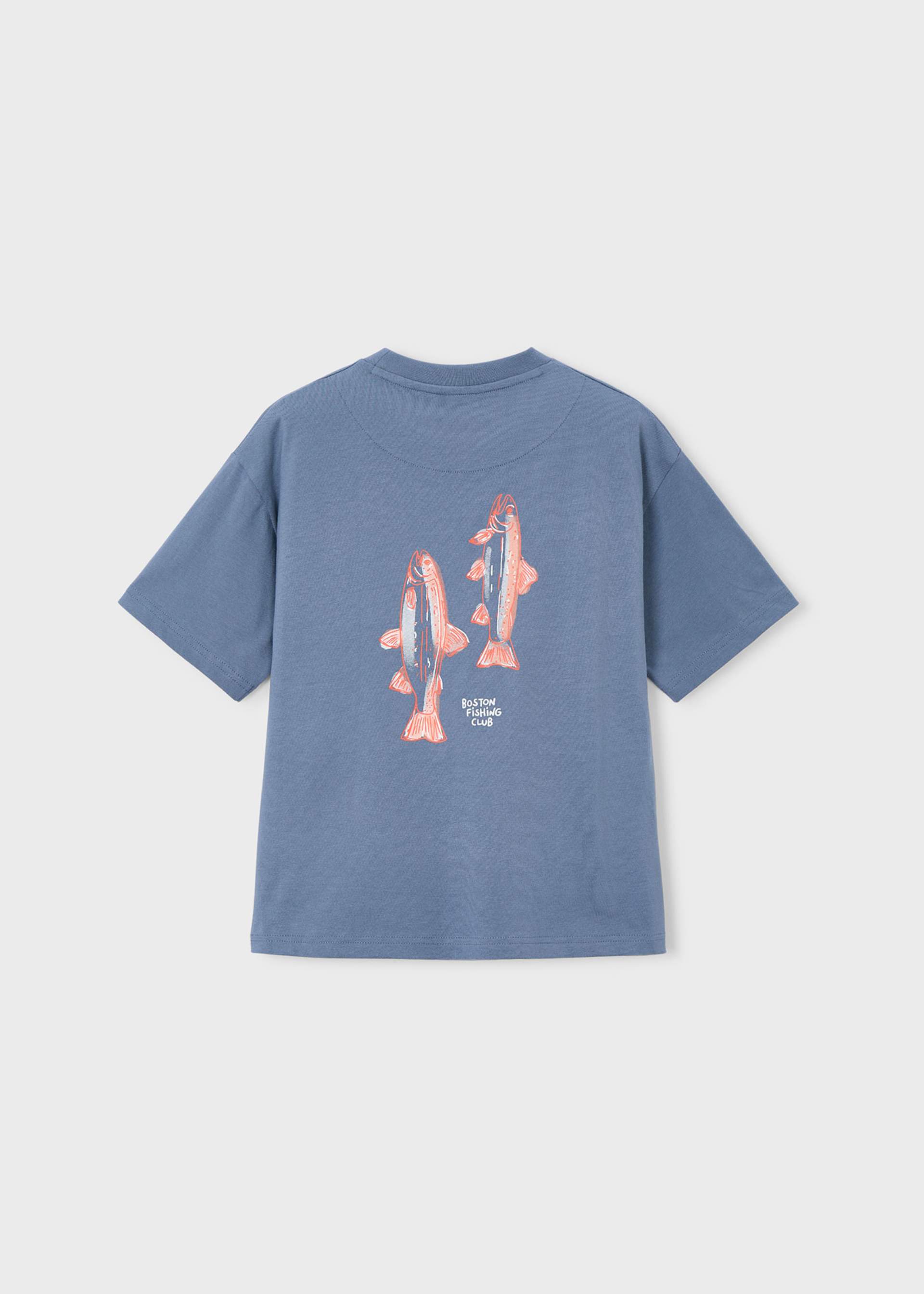 Camiseta estampada peces Boston Kids