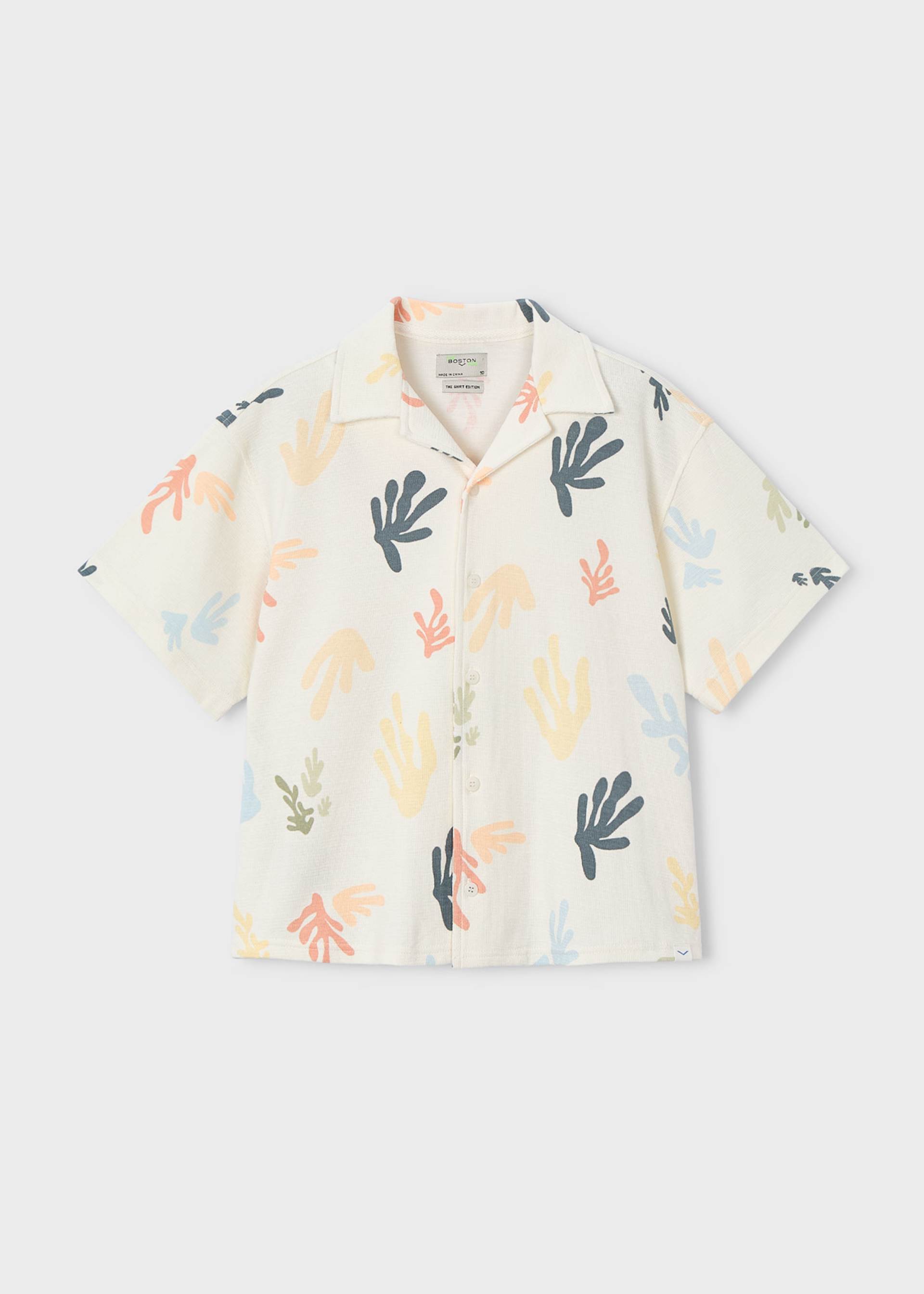 Boston x Mayoral printed shirt for boys