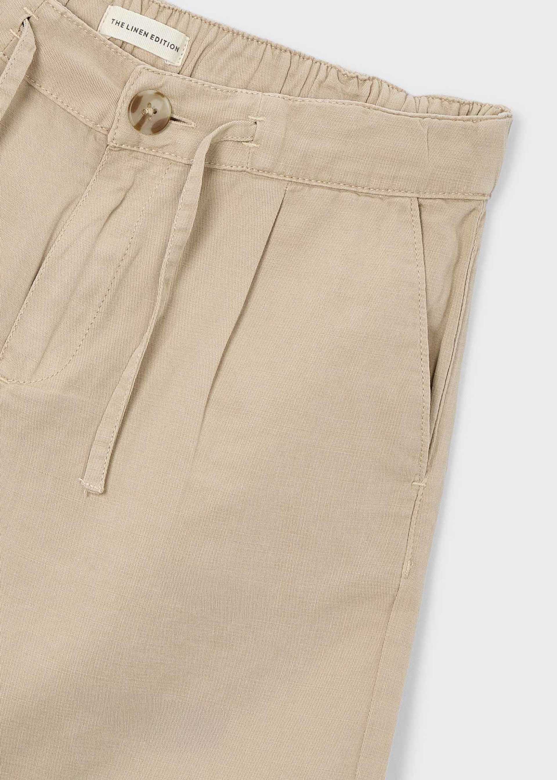 Boston x Mayoral linen Bermuda shorts