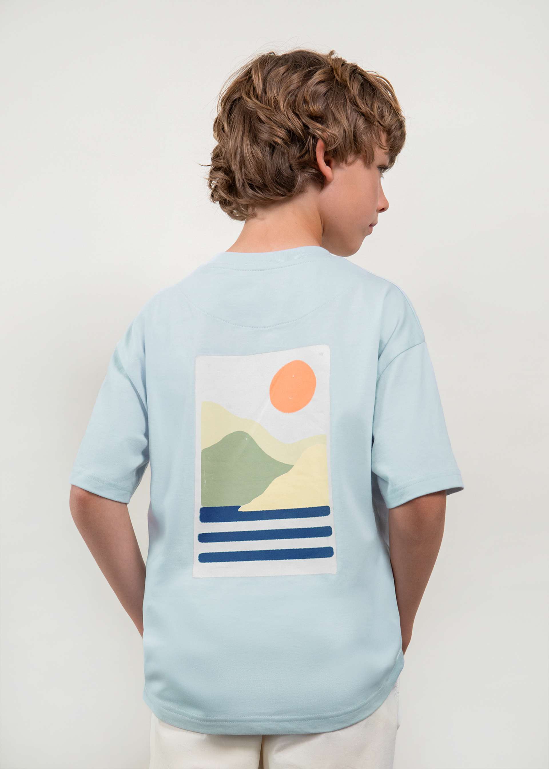 Boy T-shirt Landscape Graphic
