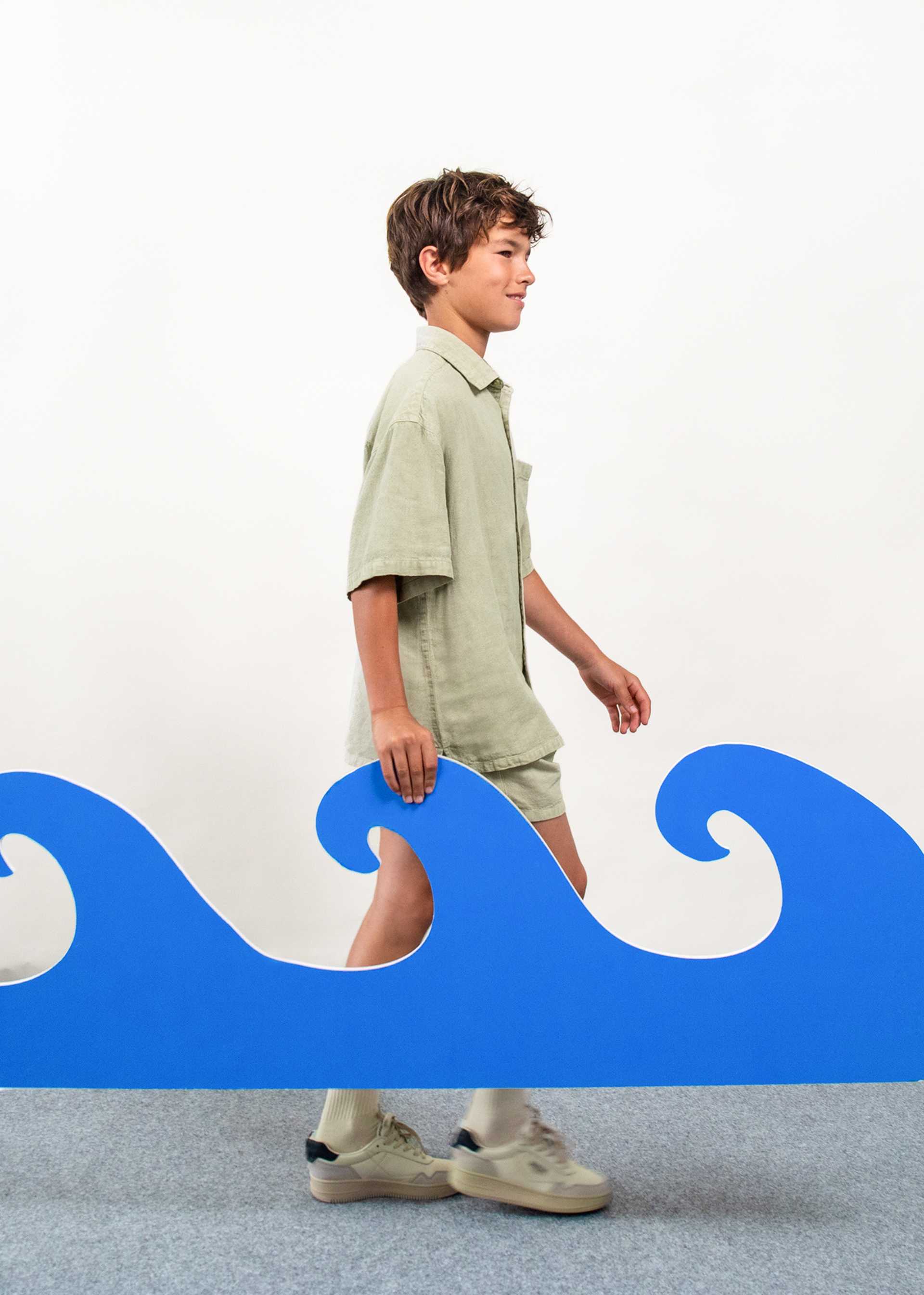 Leinenhemd Boston Kids