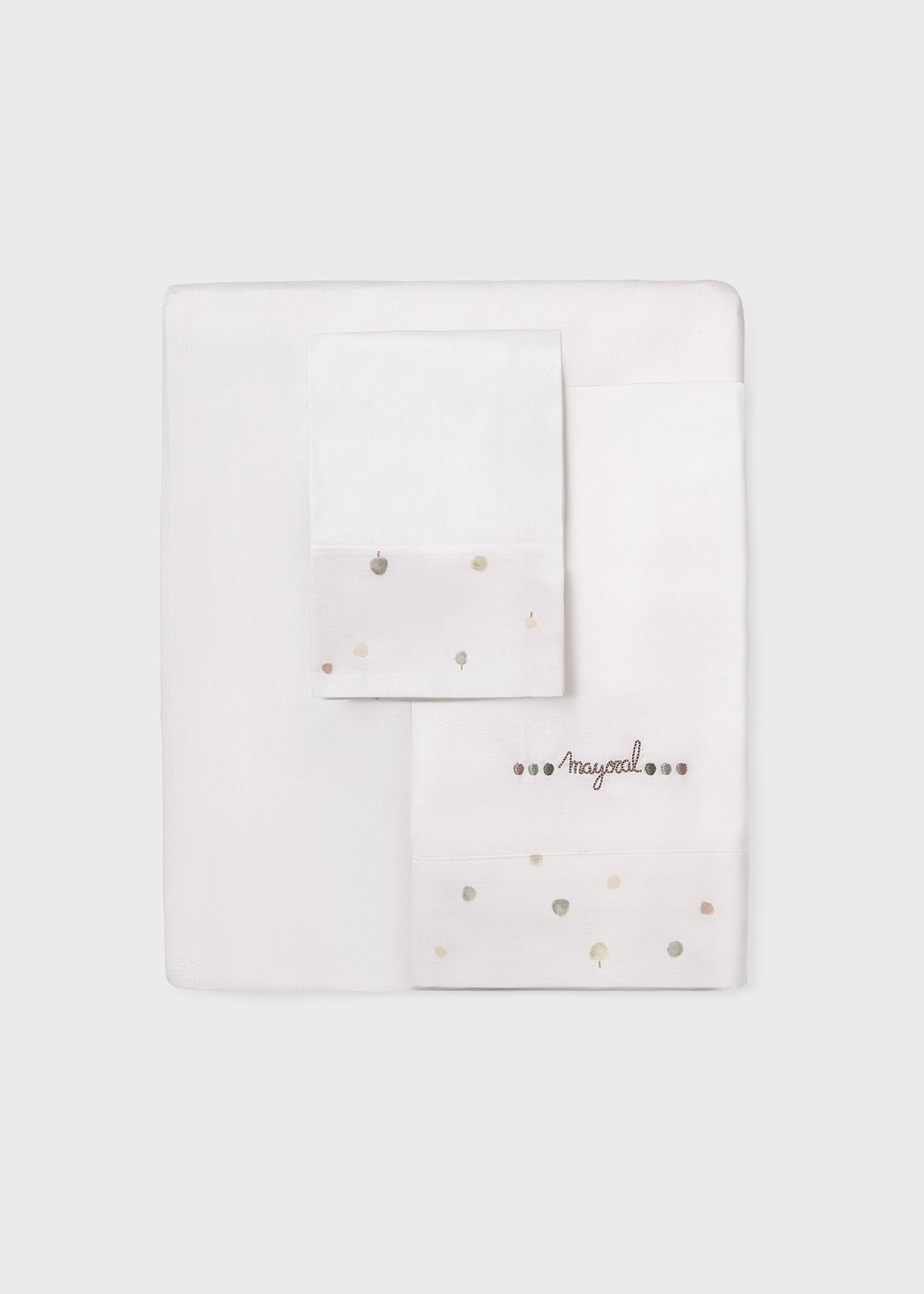 Drap pour berceau unisexe bébé