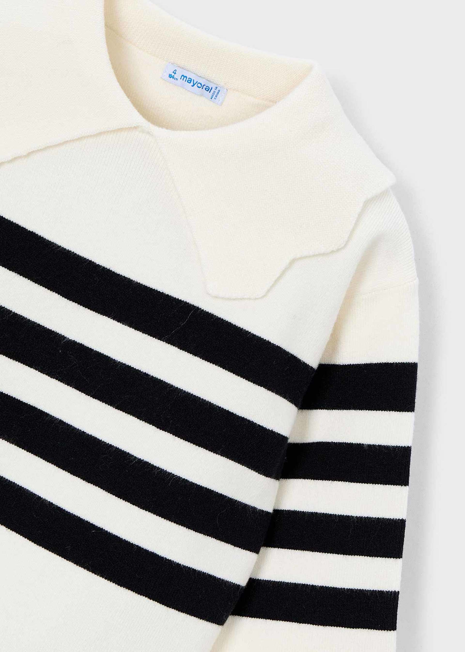 Girls striped jumper
