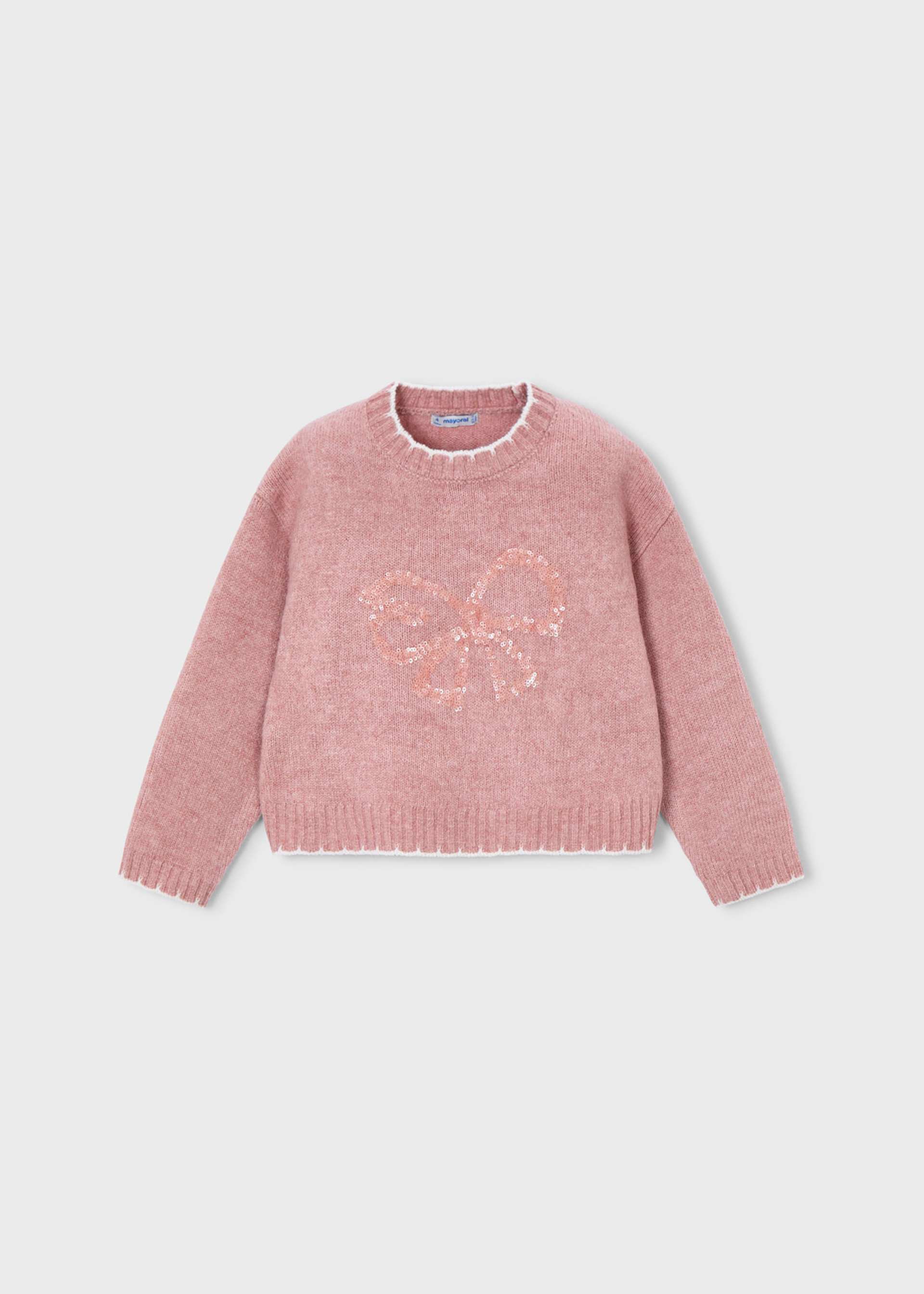 Girls sequin embroidered jumper