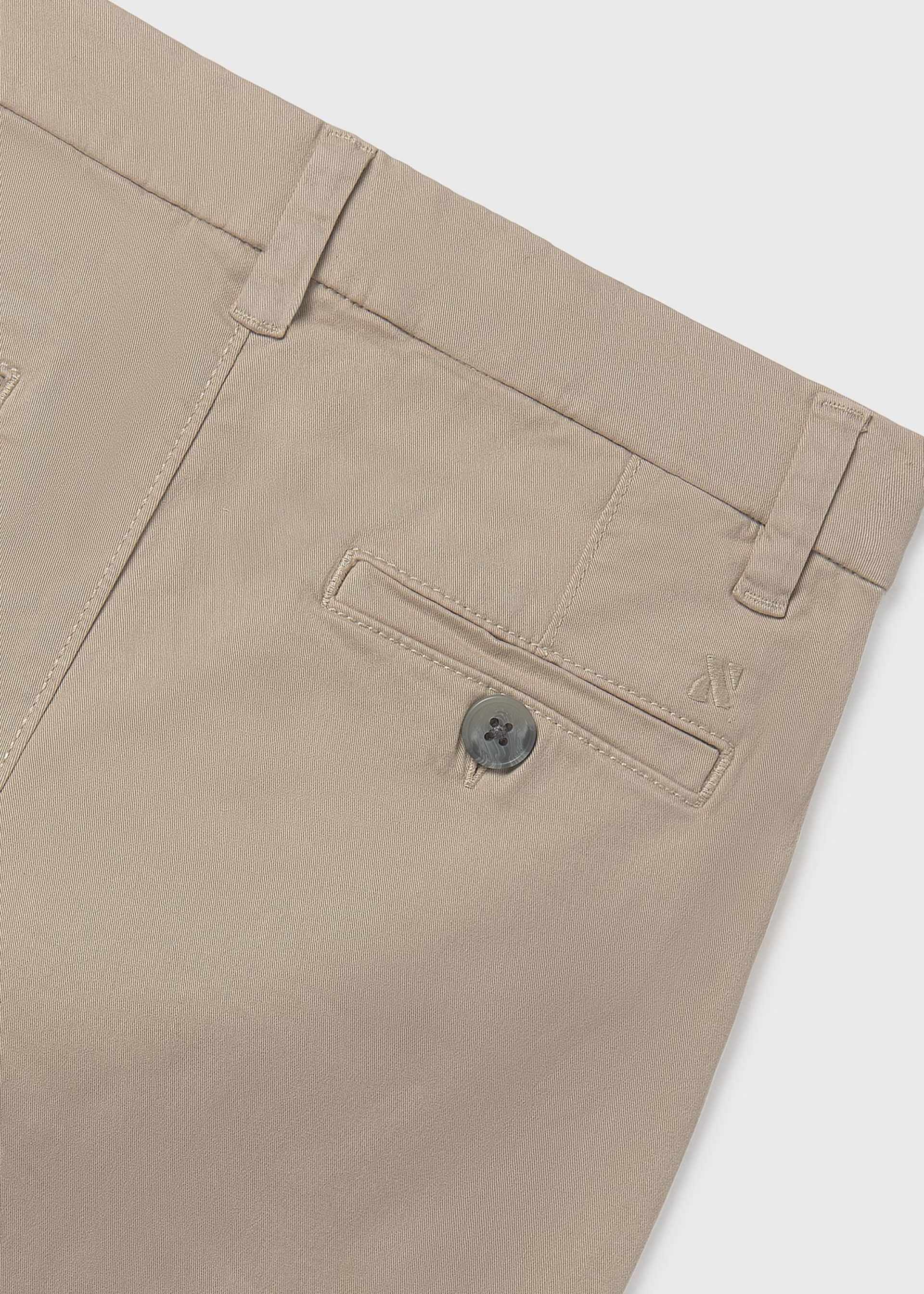 Lange Chino-Hose Basic Teenager Jungen