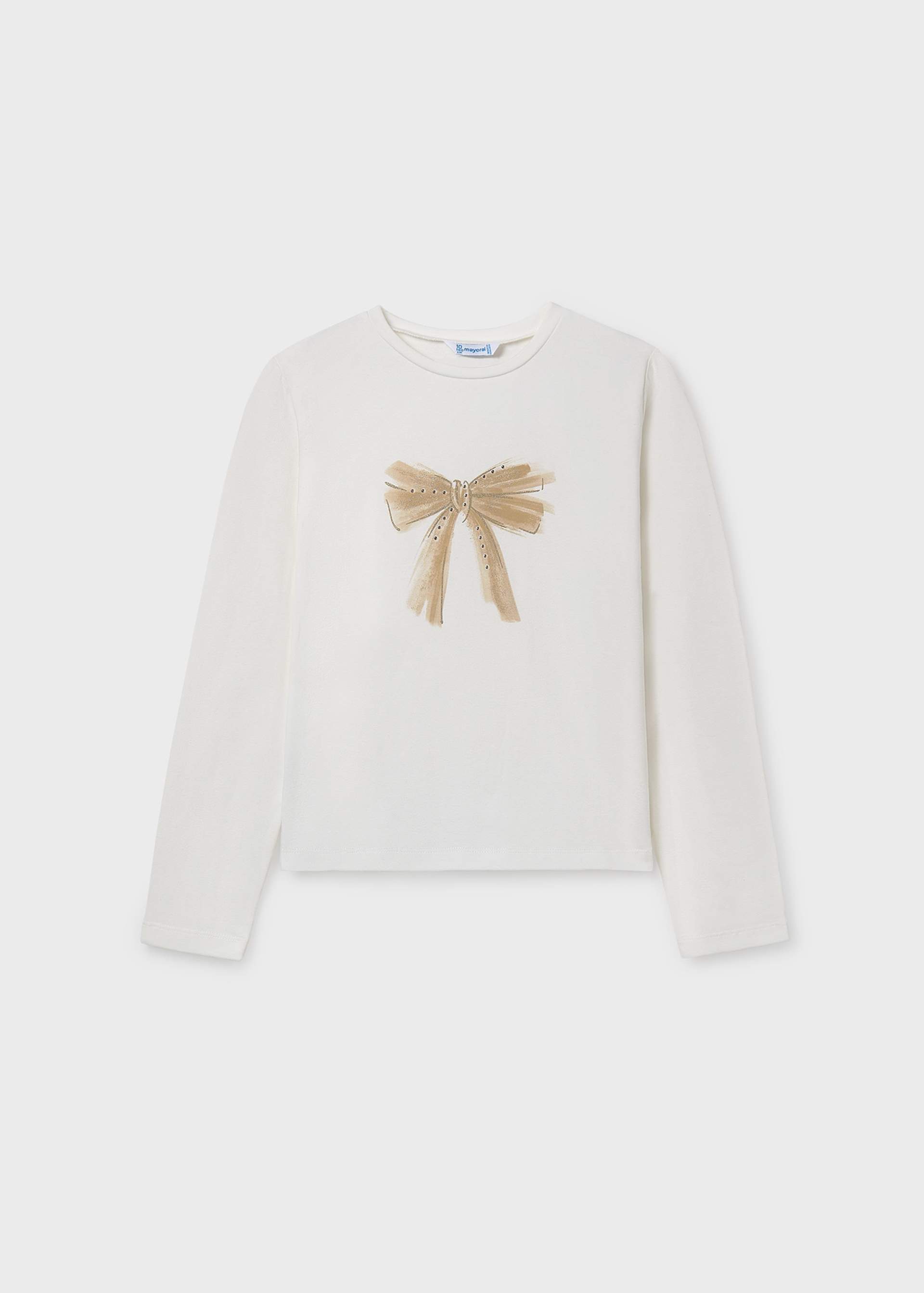 T-shirt basique texte fille