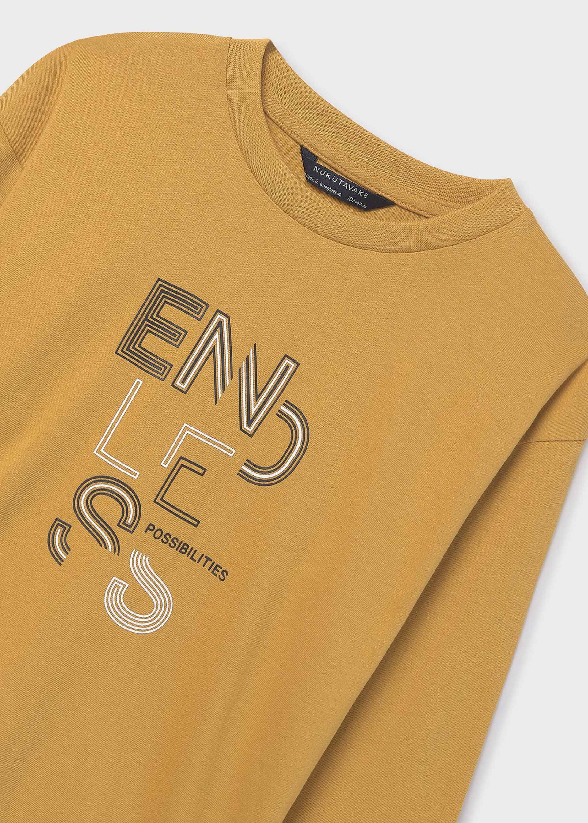 Shirt Text basic Teenager Jungen