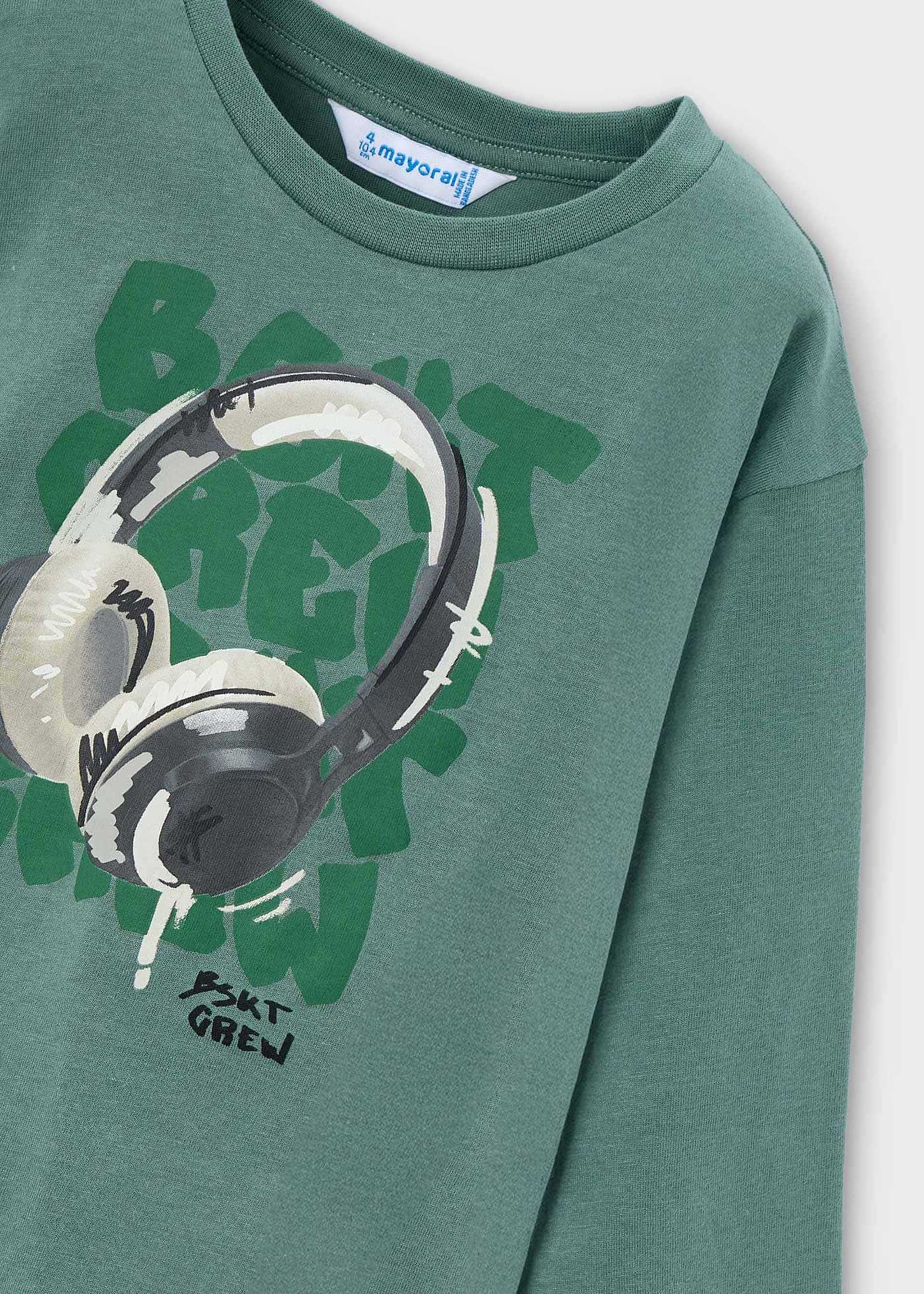 Camiseta auriculares niño