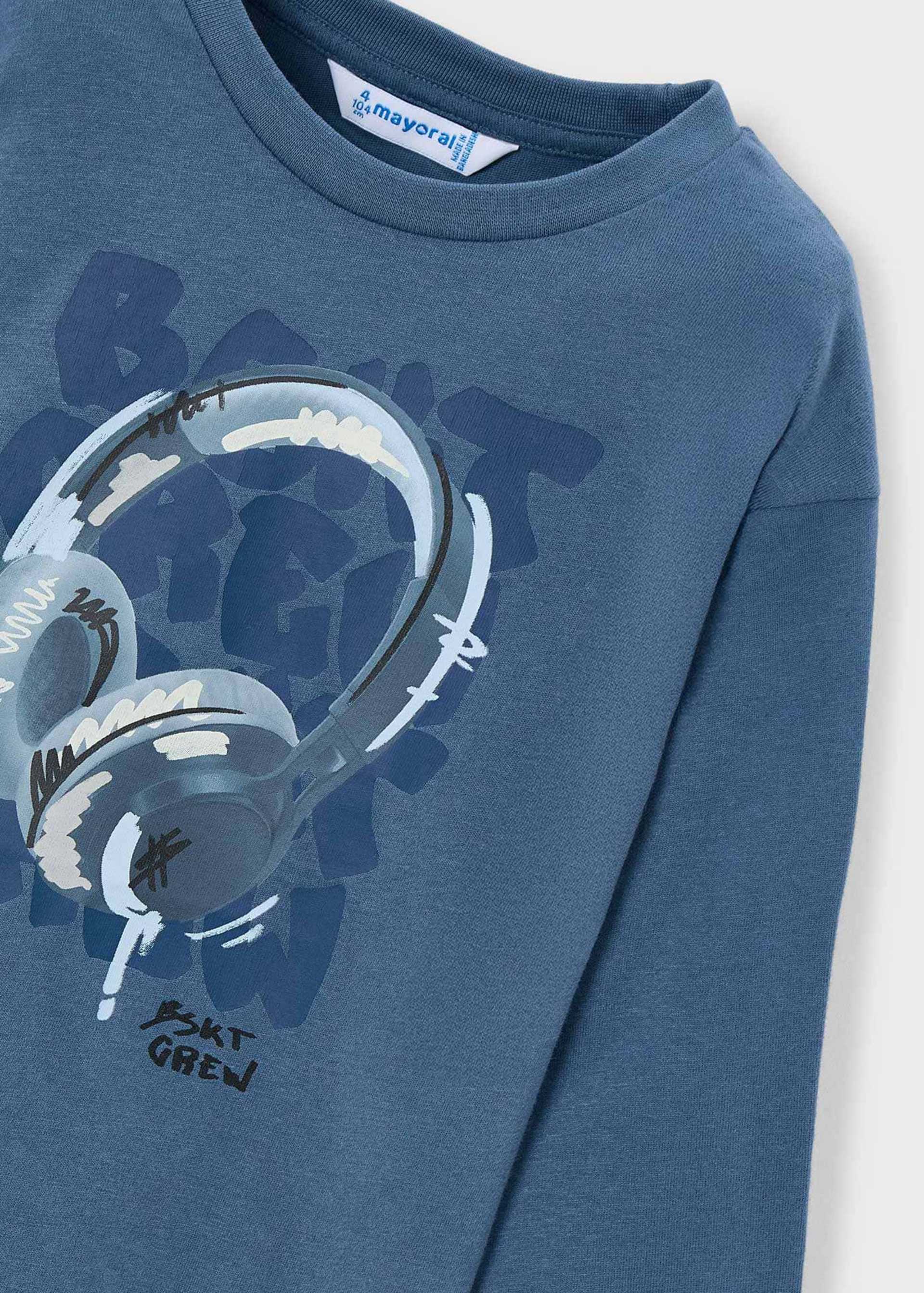 Camiseta auriculares niño