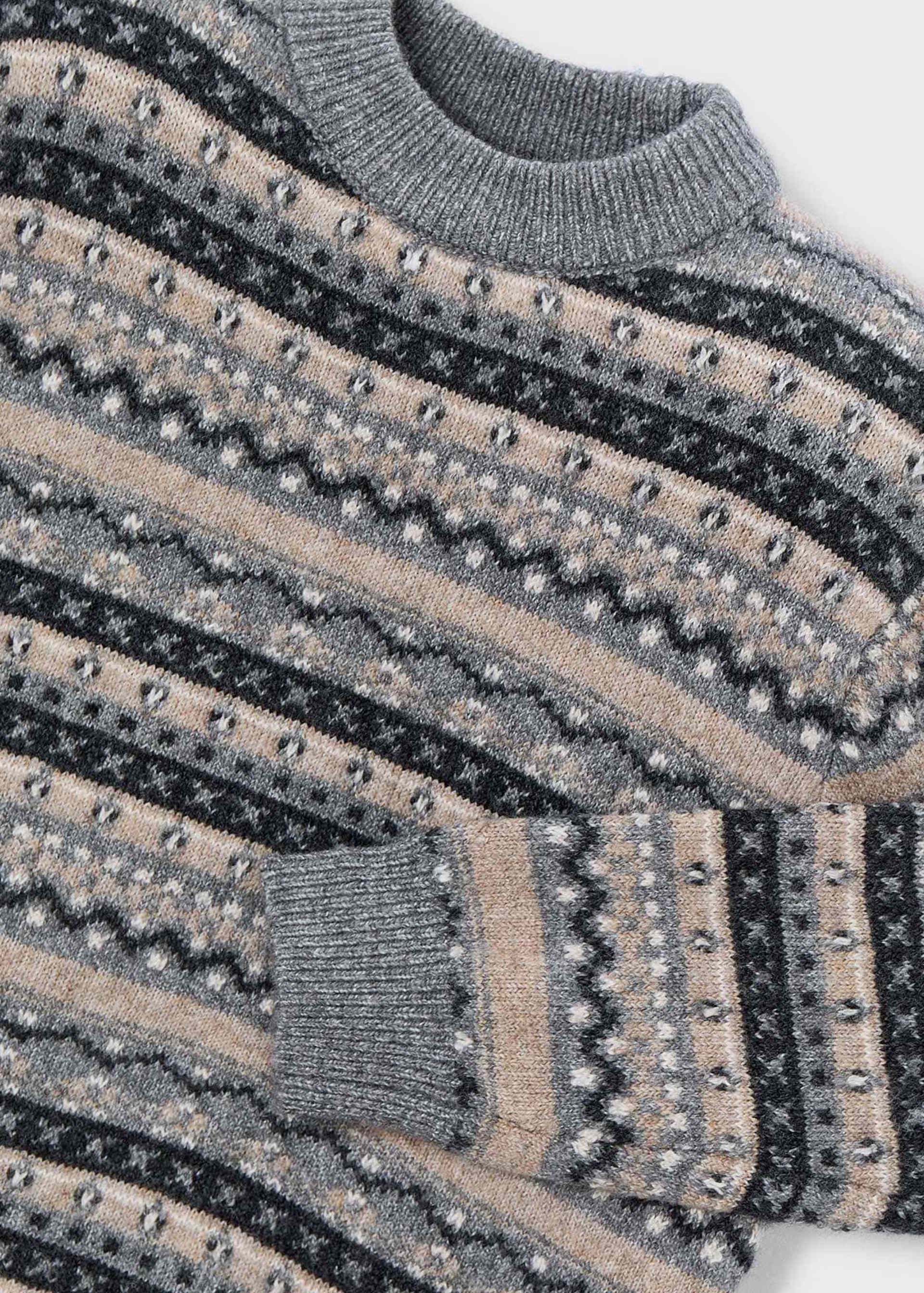 Pulover motiv jacquard baiat