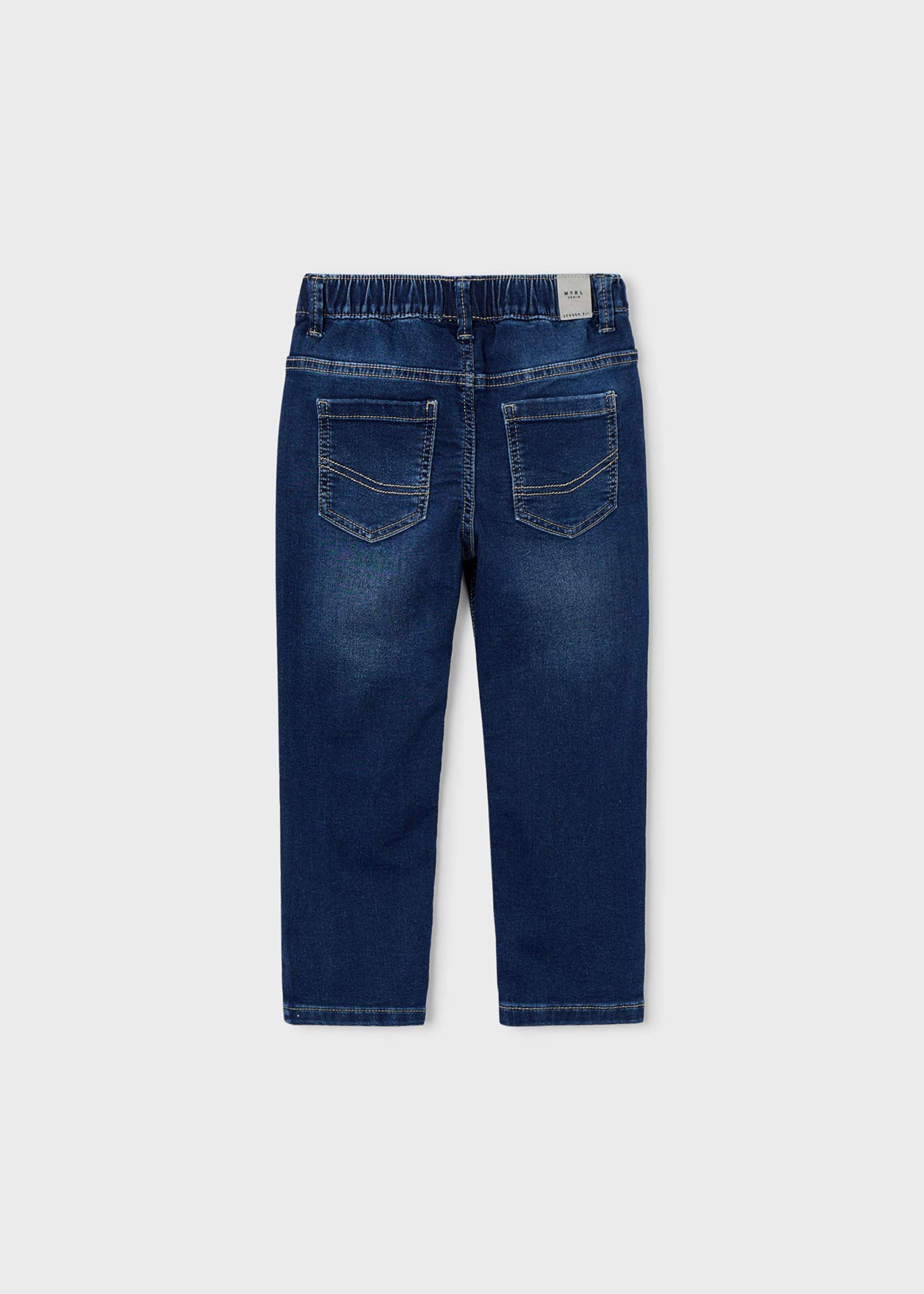 Boy Jogger Jeans With Drawstring Waist