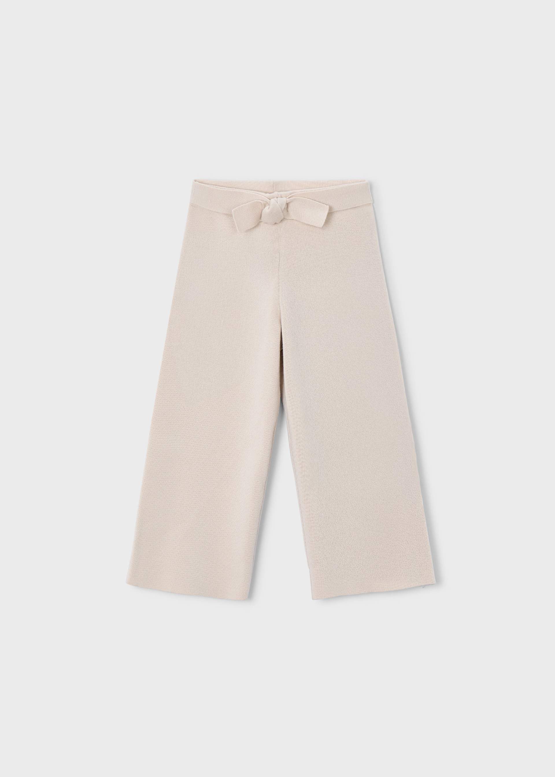 Girls knitted culotte trousers