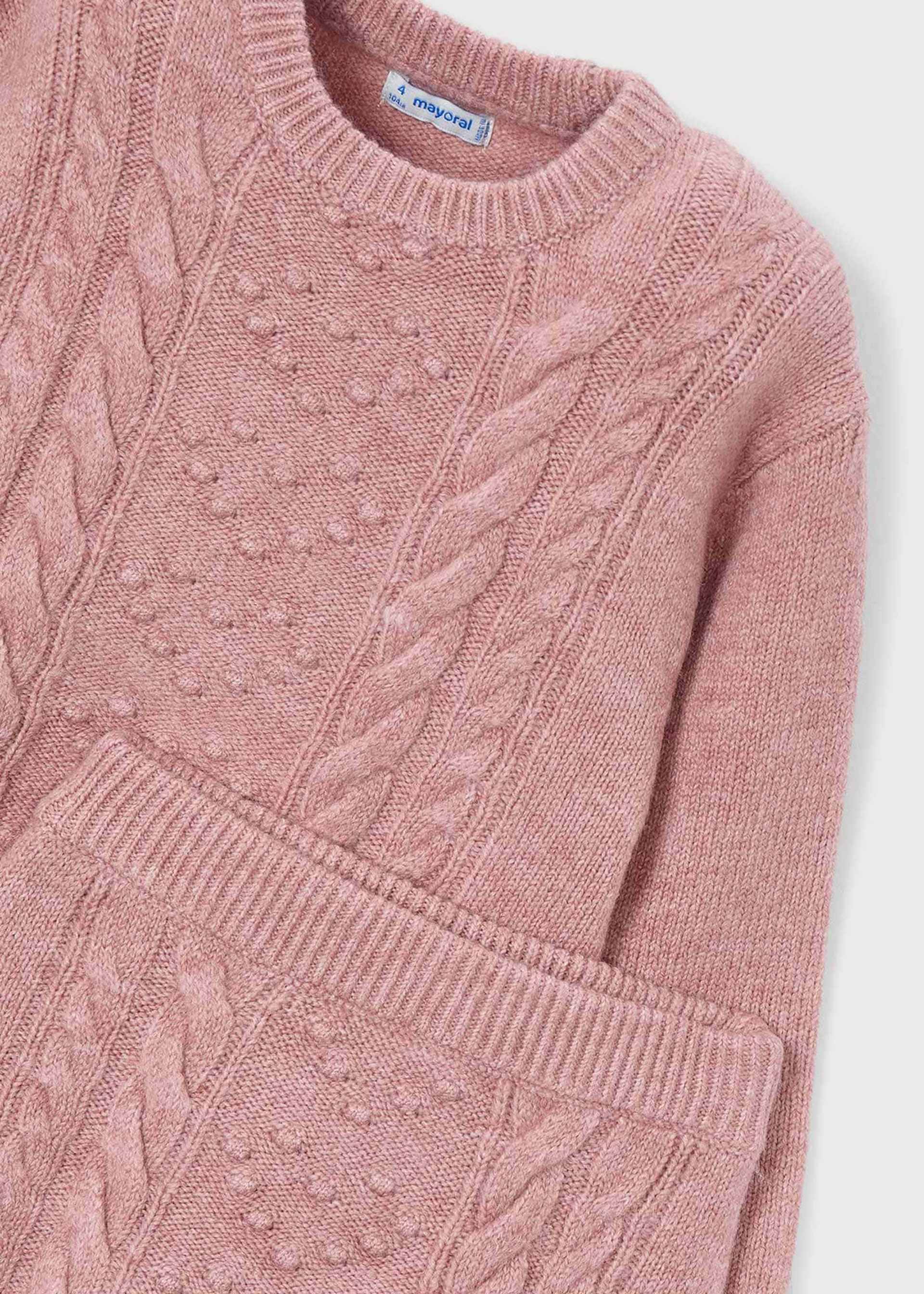 Girls knitted skirt and jumper set Girls knitted skirt and jumper set