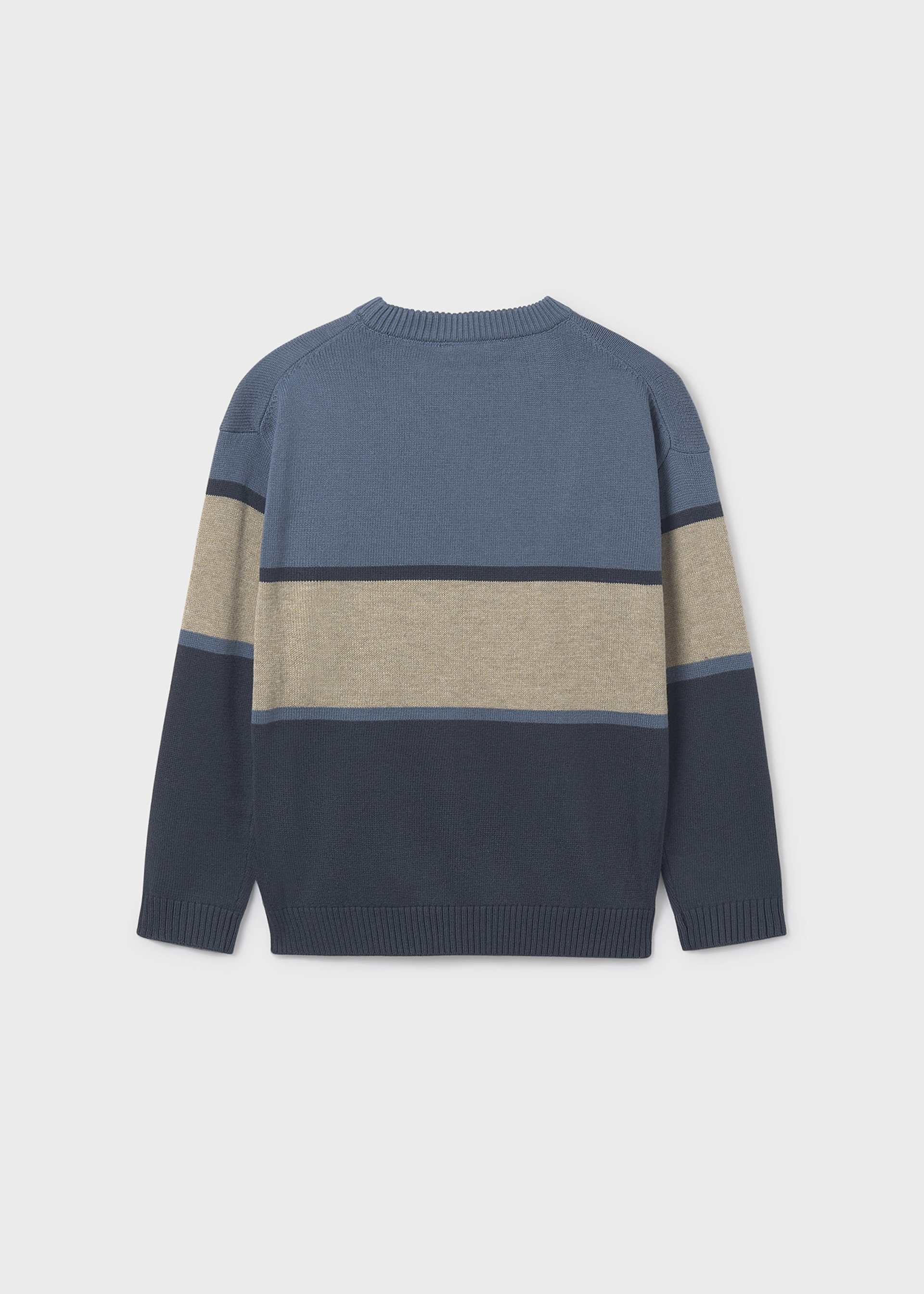 Boy Color Block Knit Sweater