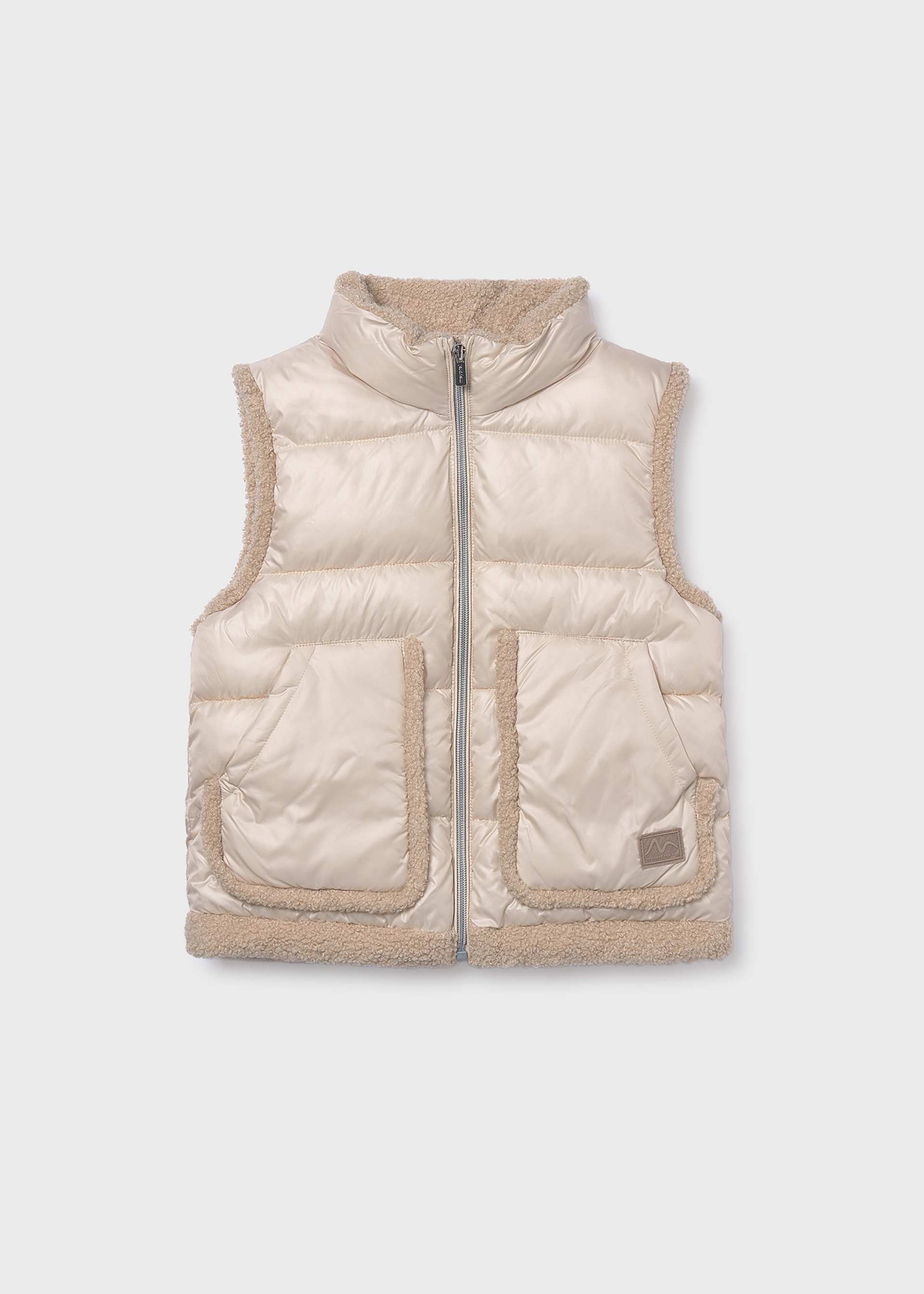 Gilet en peau de mouton fille