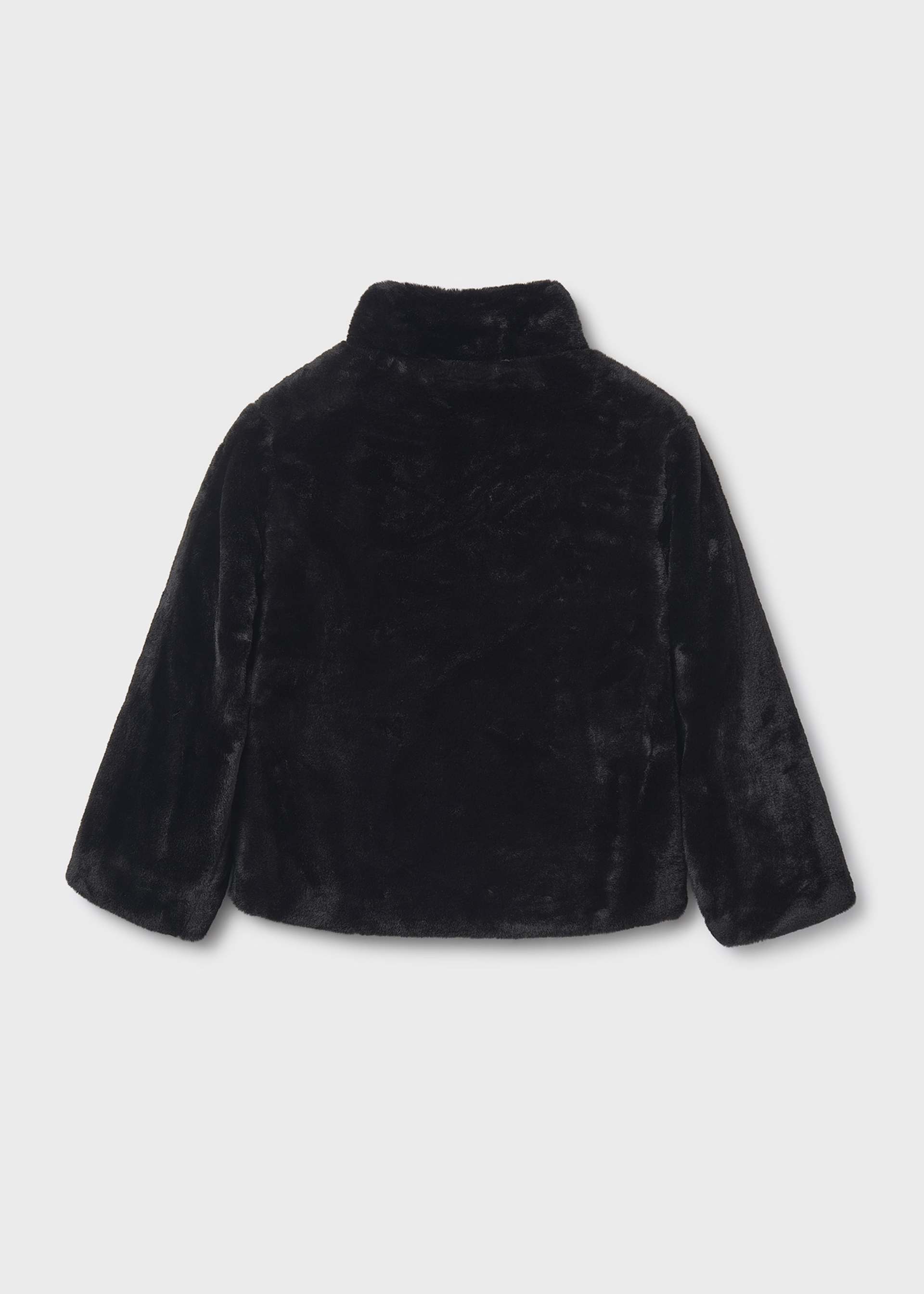 Manteau fourré fille