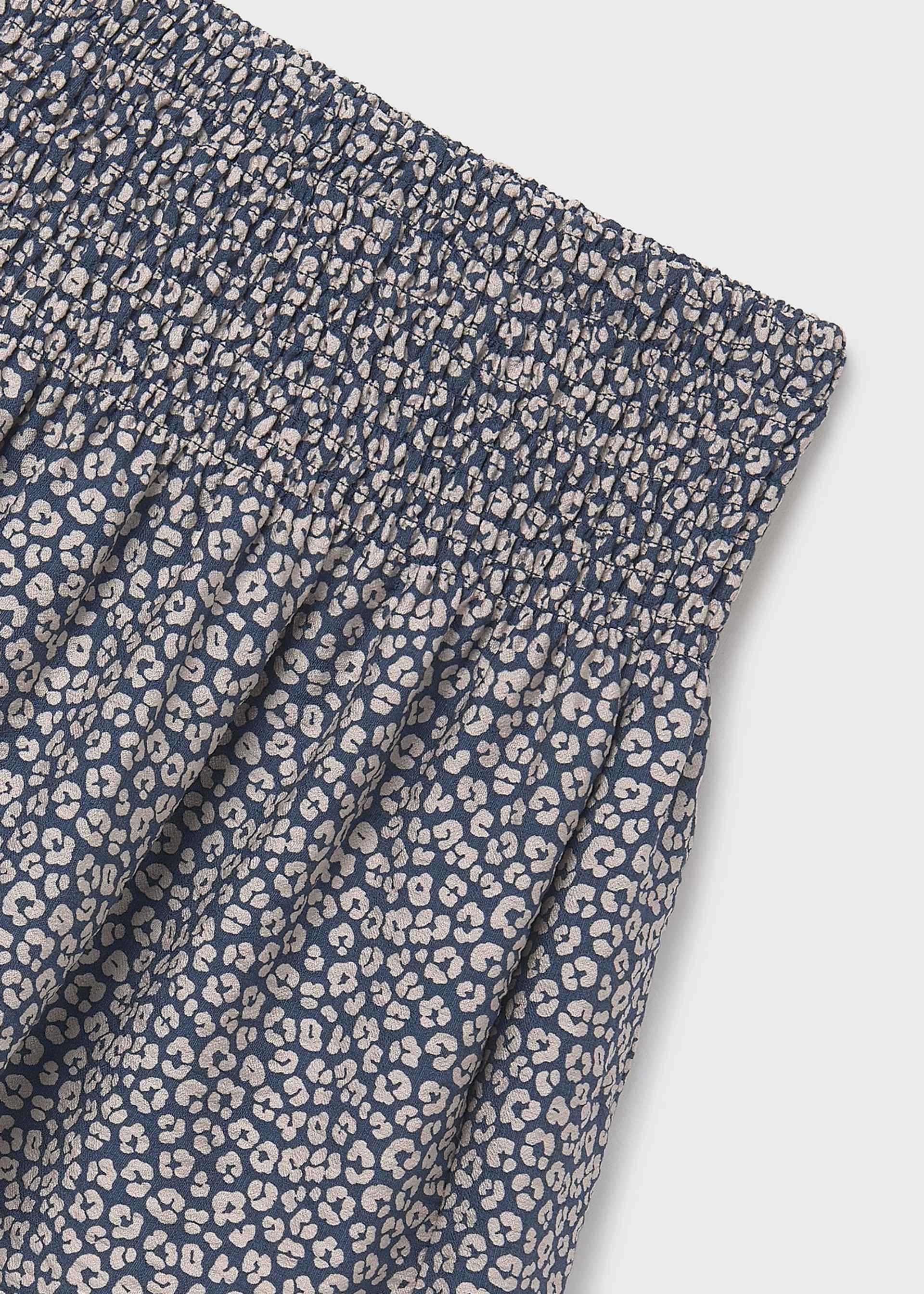 Falda estampada chica