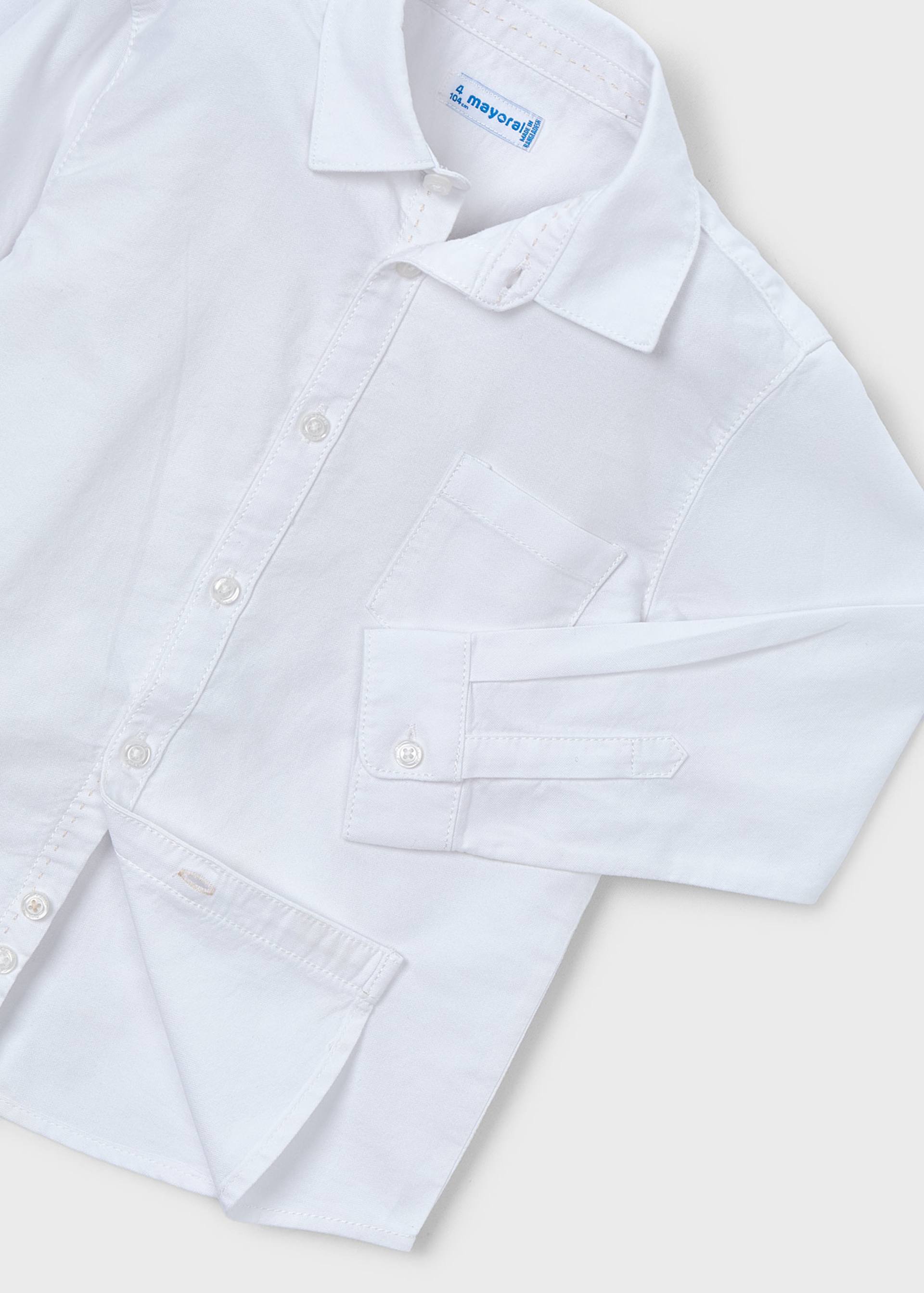 Camisa oxford lisa menino