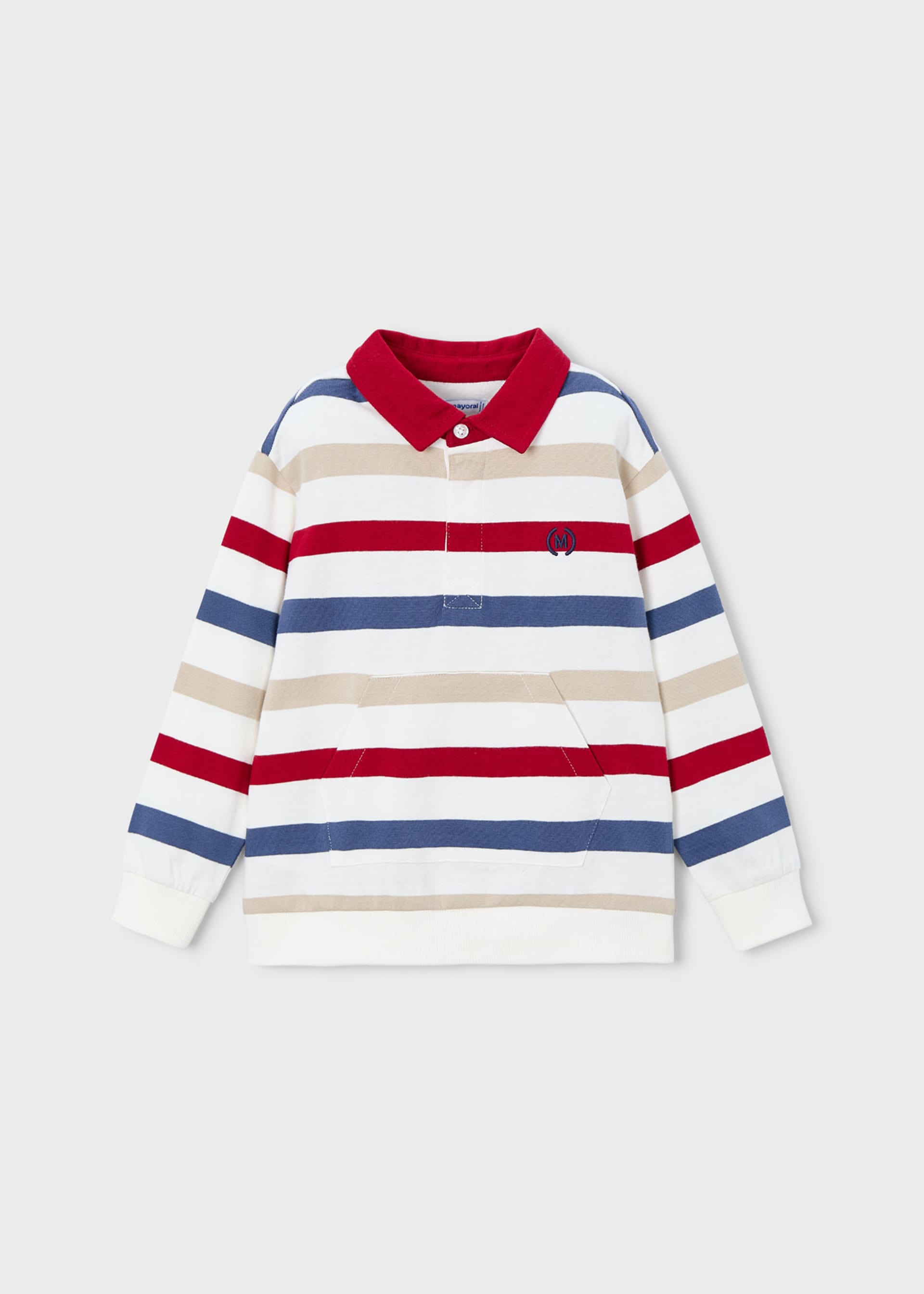 Boy striped polo shirt