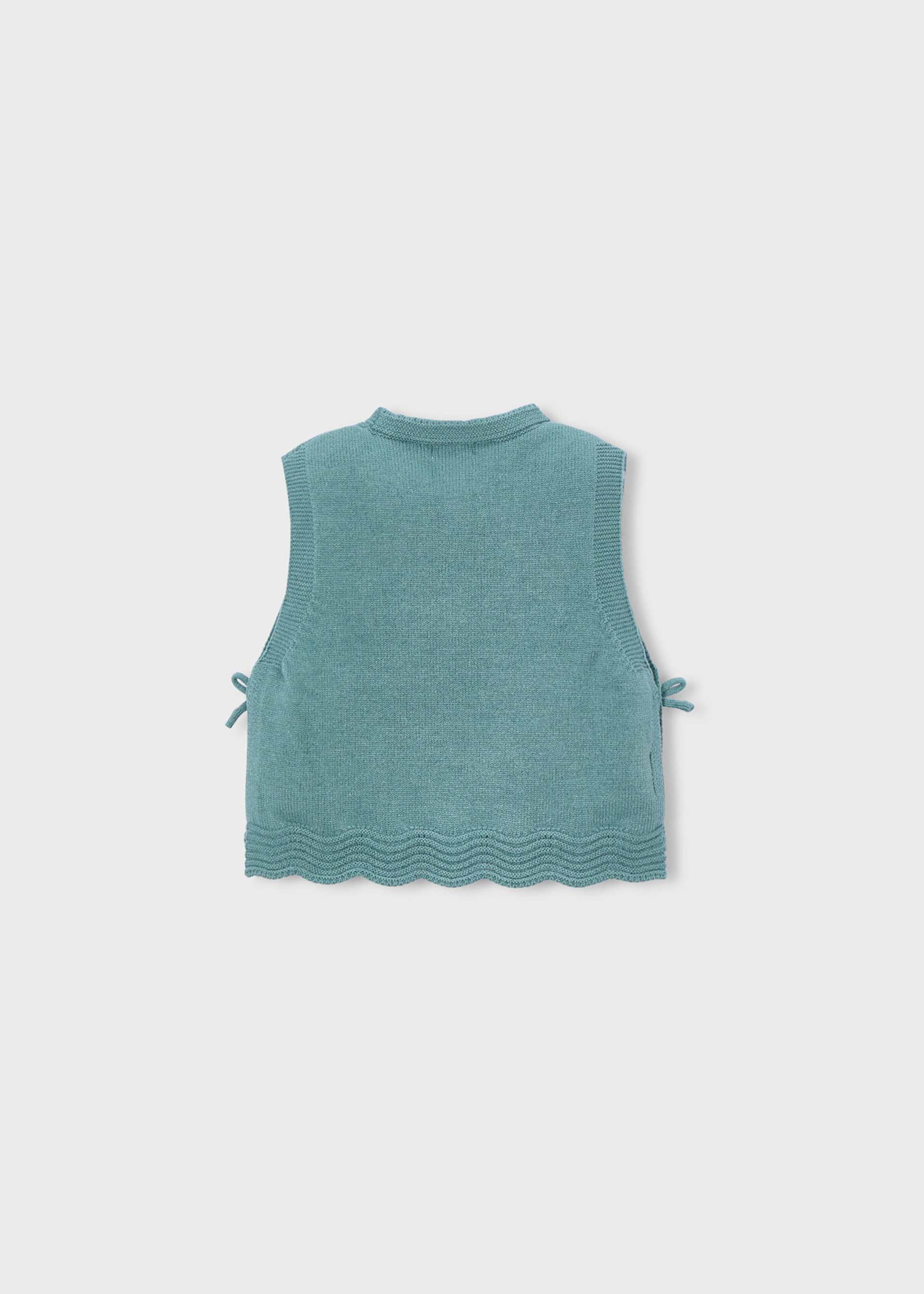 Chaleco tricot niña