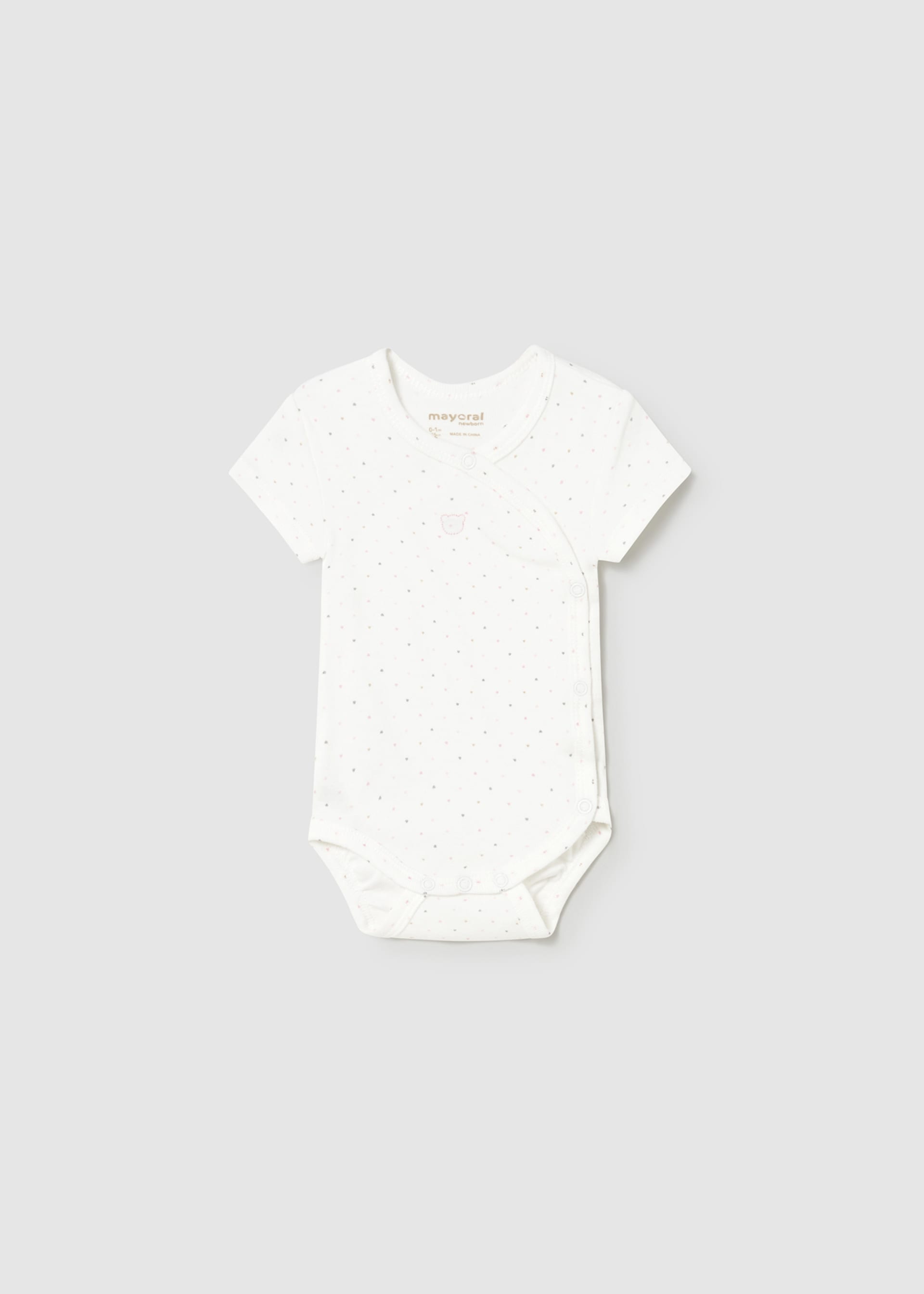 Newborn unisex short sleeved bodysuit