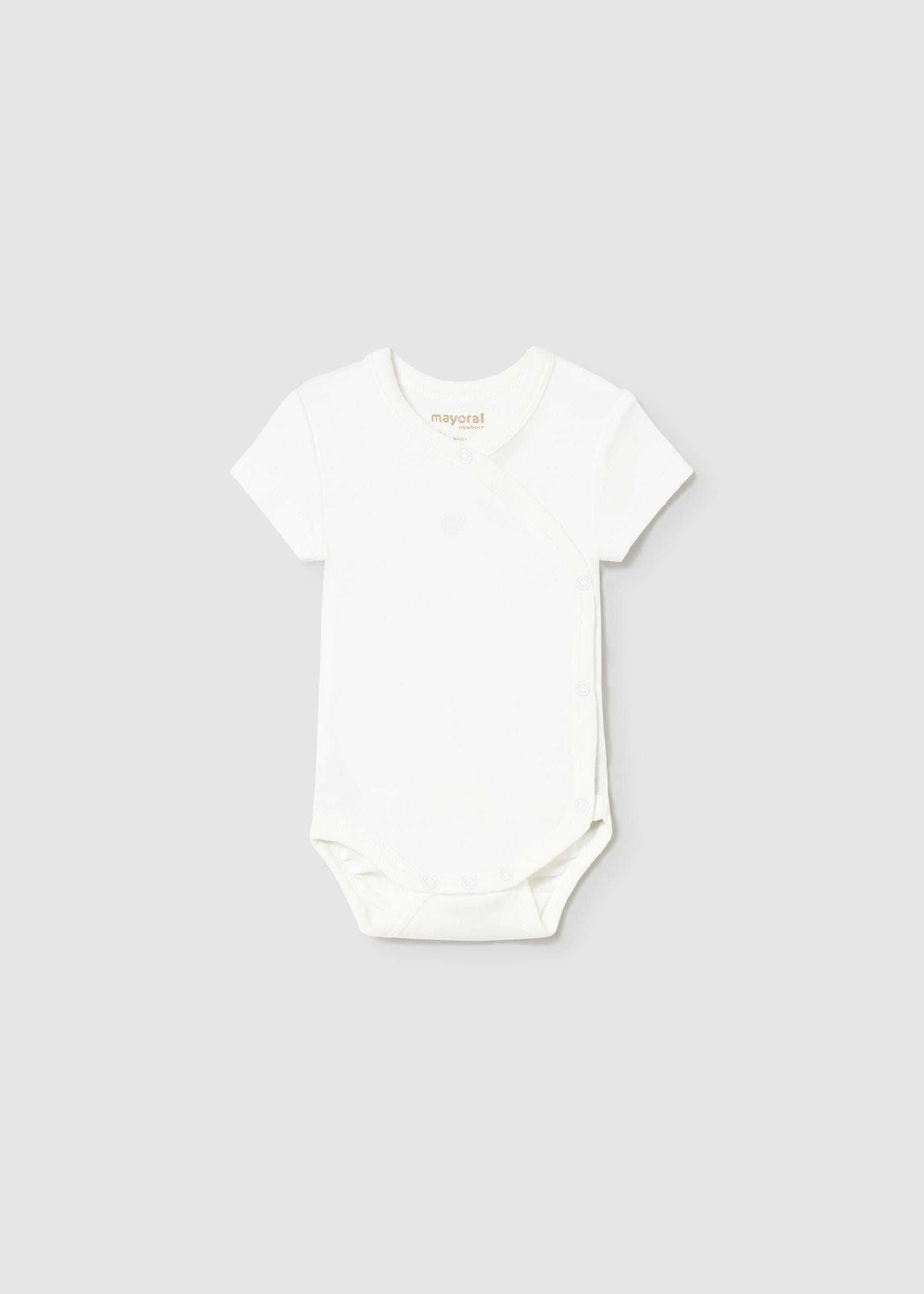 Newborn unisex short sleeved bodysuit