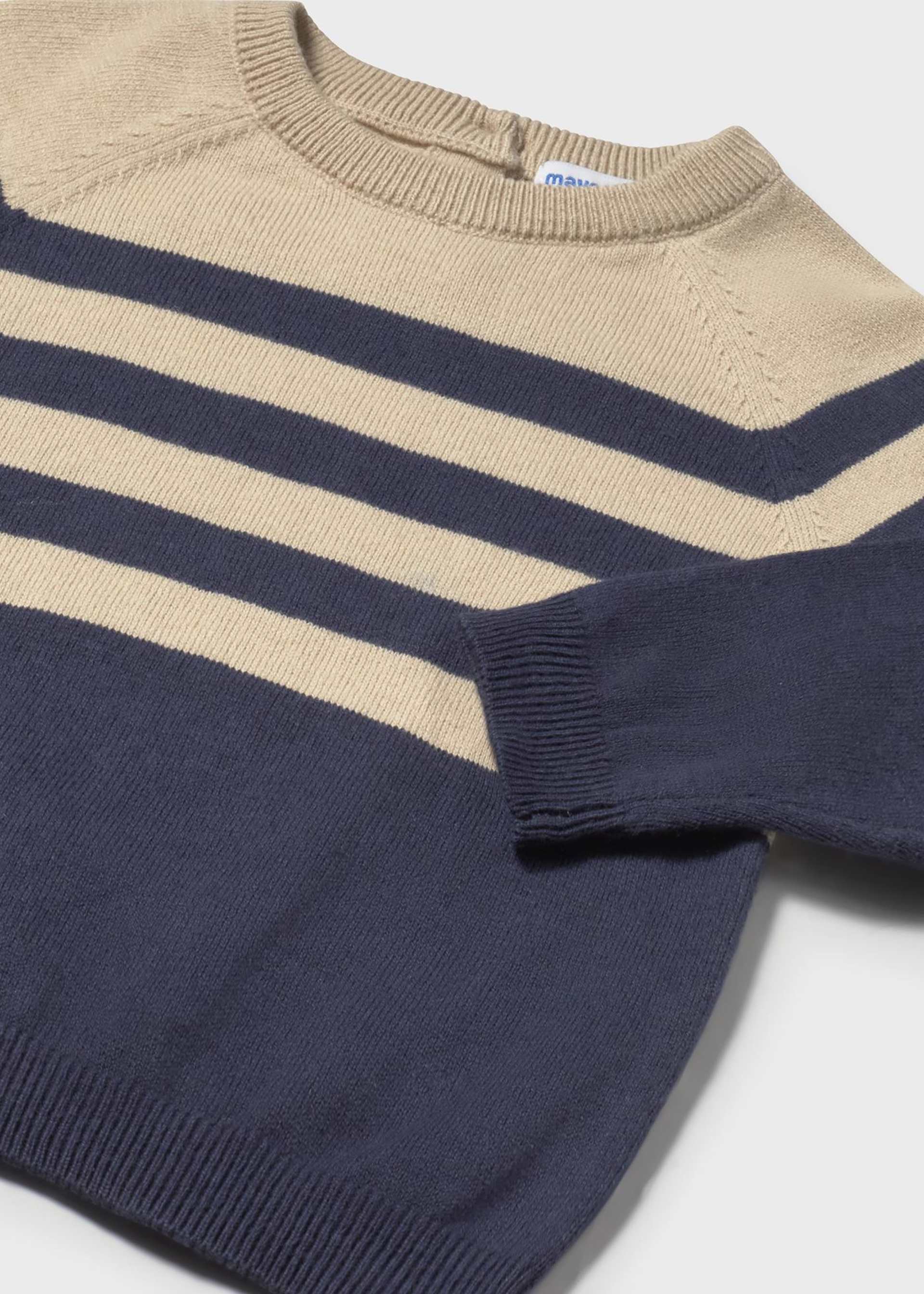 Baby block striped jumper