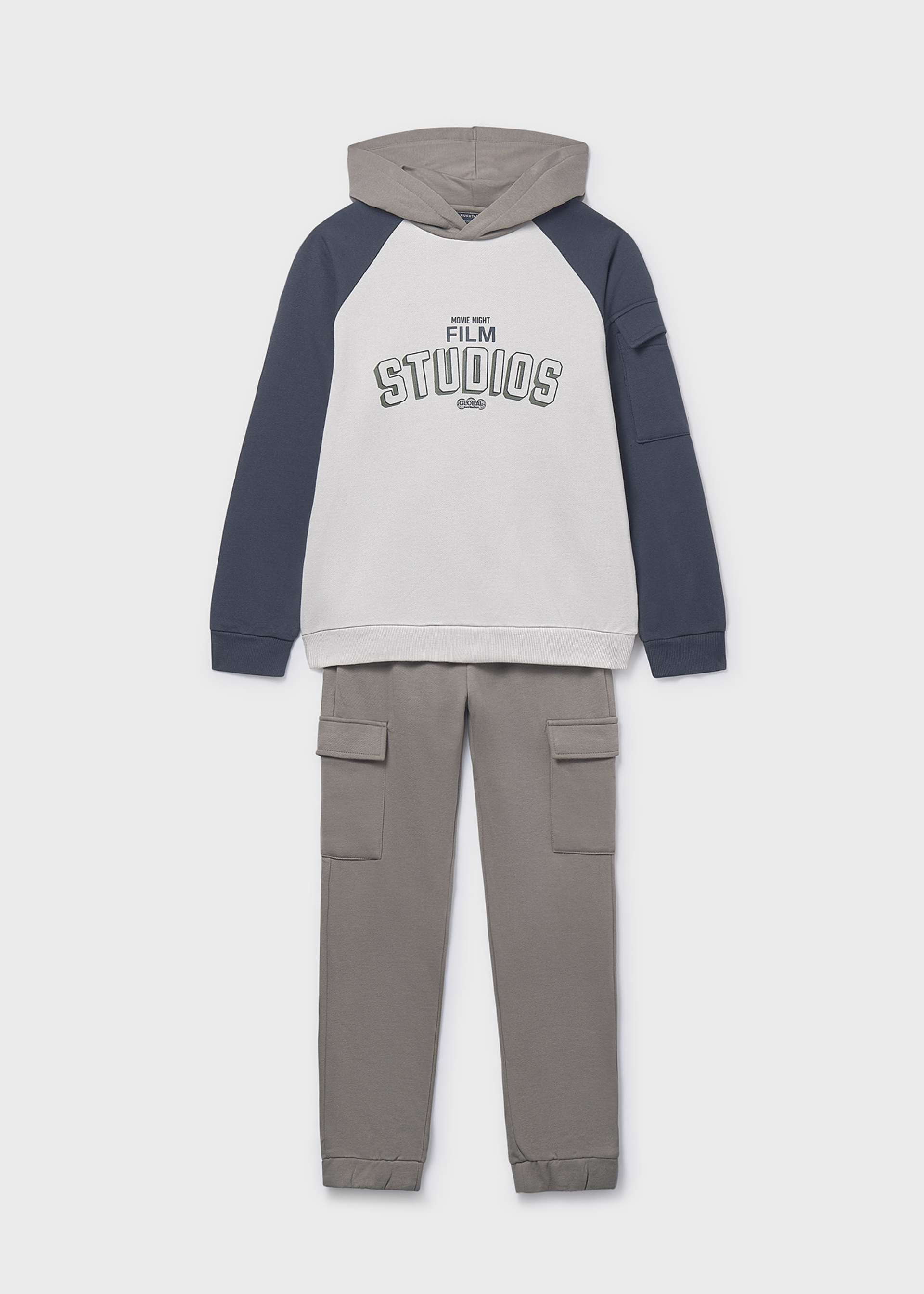 Unisex contrast tracksuit