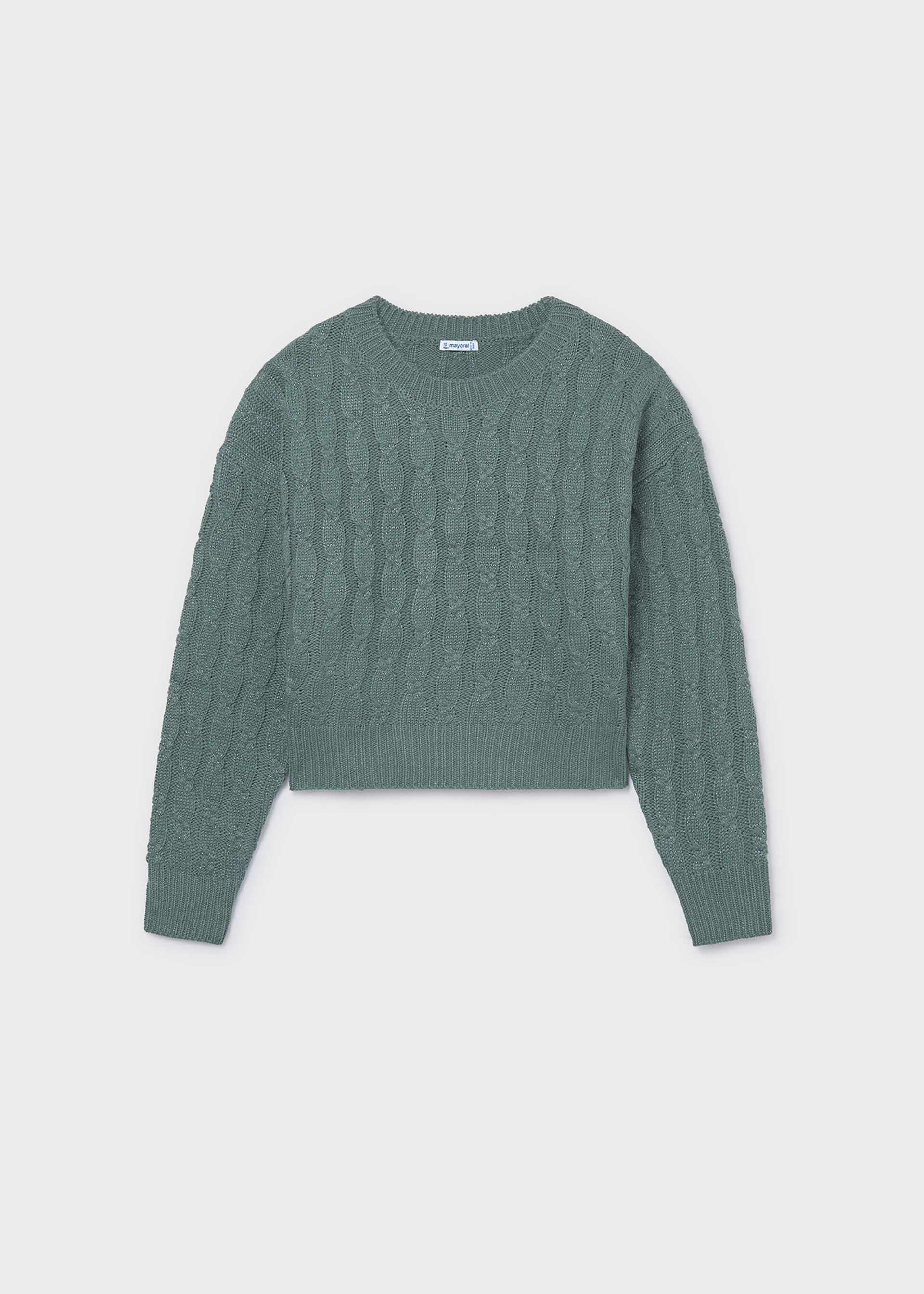 Pullover Zopfmuster Teenager Mädchen