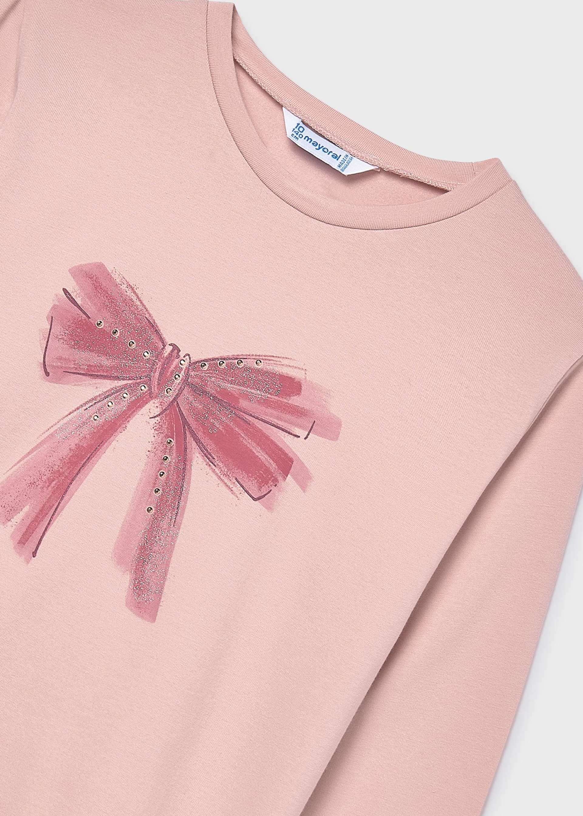 Shirt basic Text Teenager Mädchen