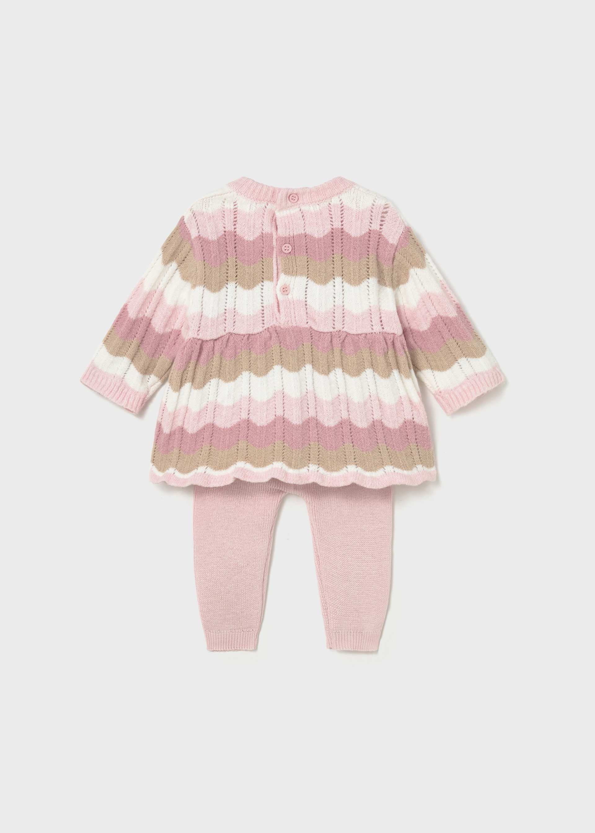 Conjunto pantalón y jersey estampado recién nacida