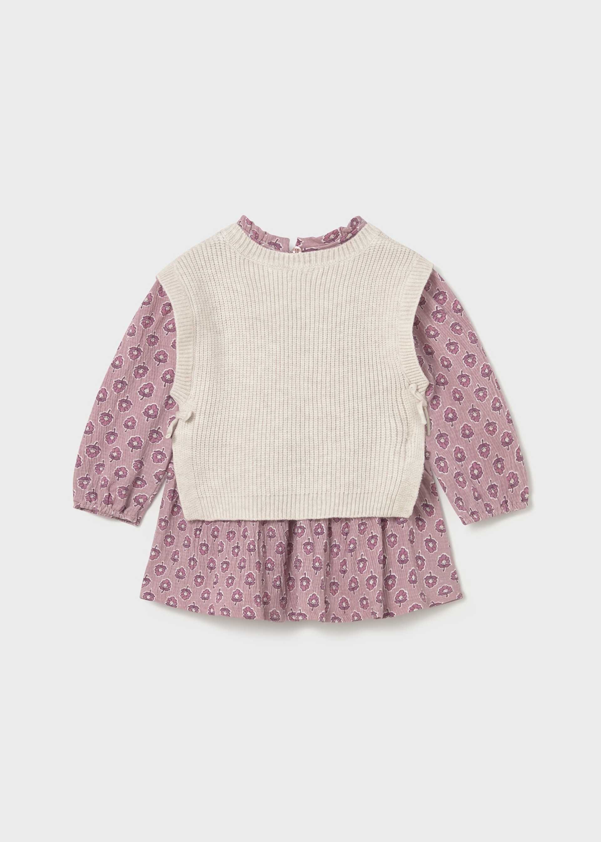 Vestido com colete bebé