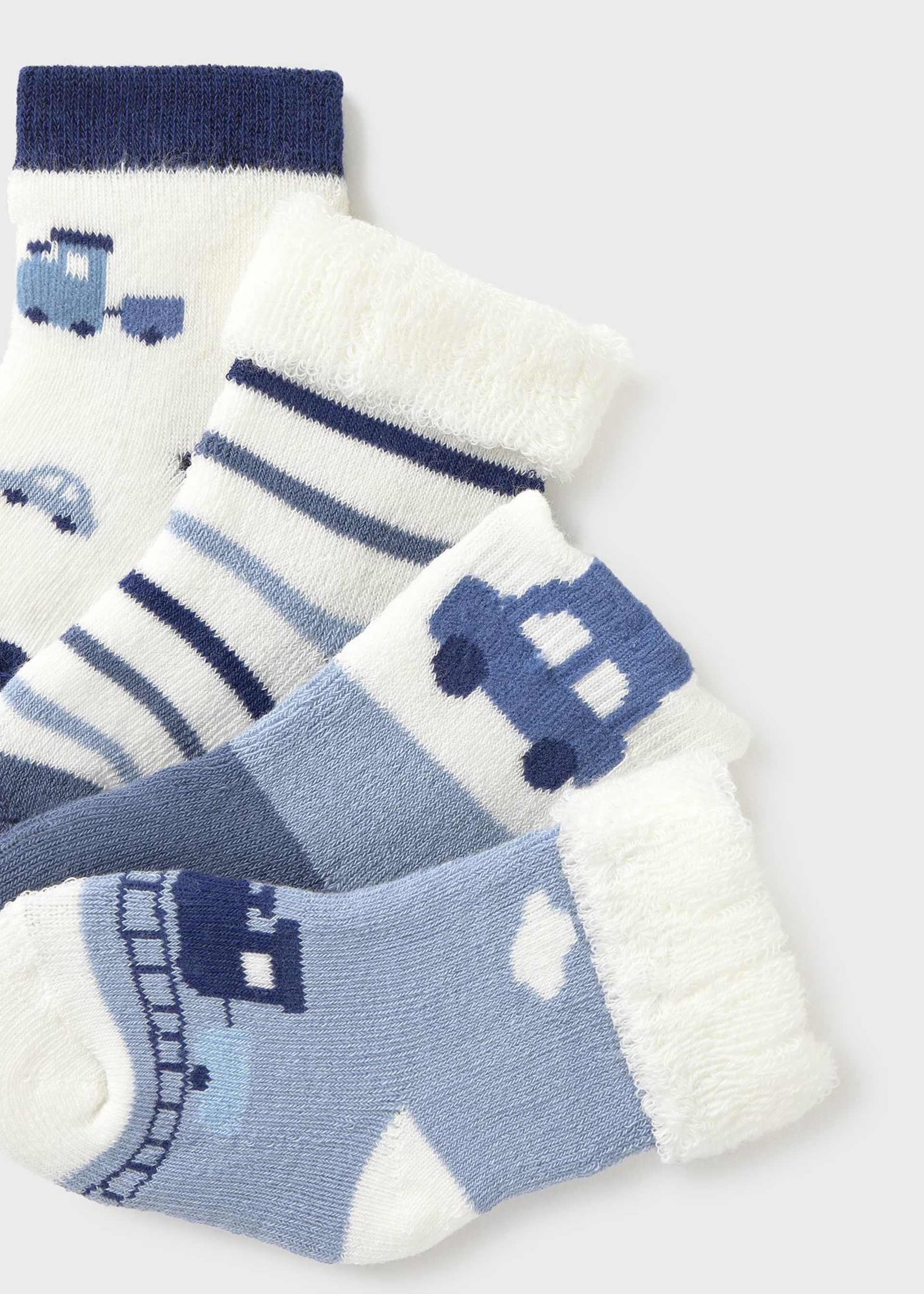 Lot de 4 chaussettes nouveau-né