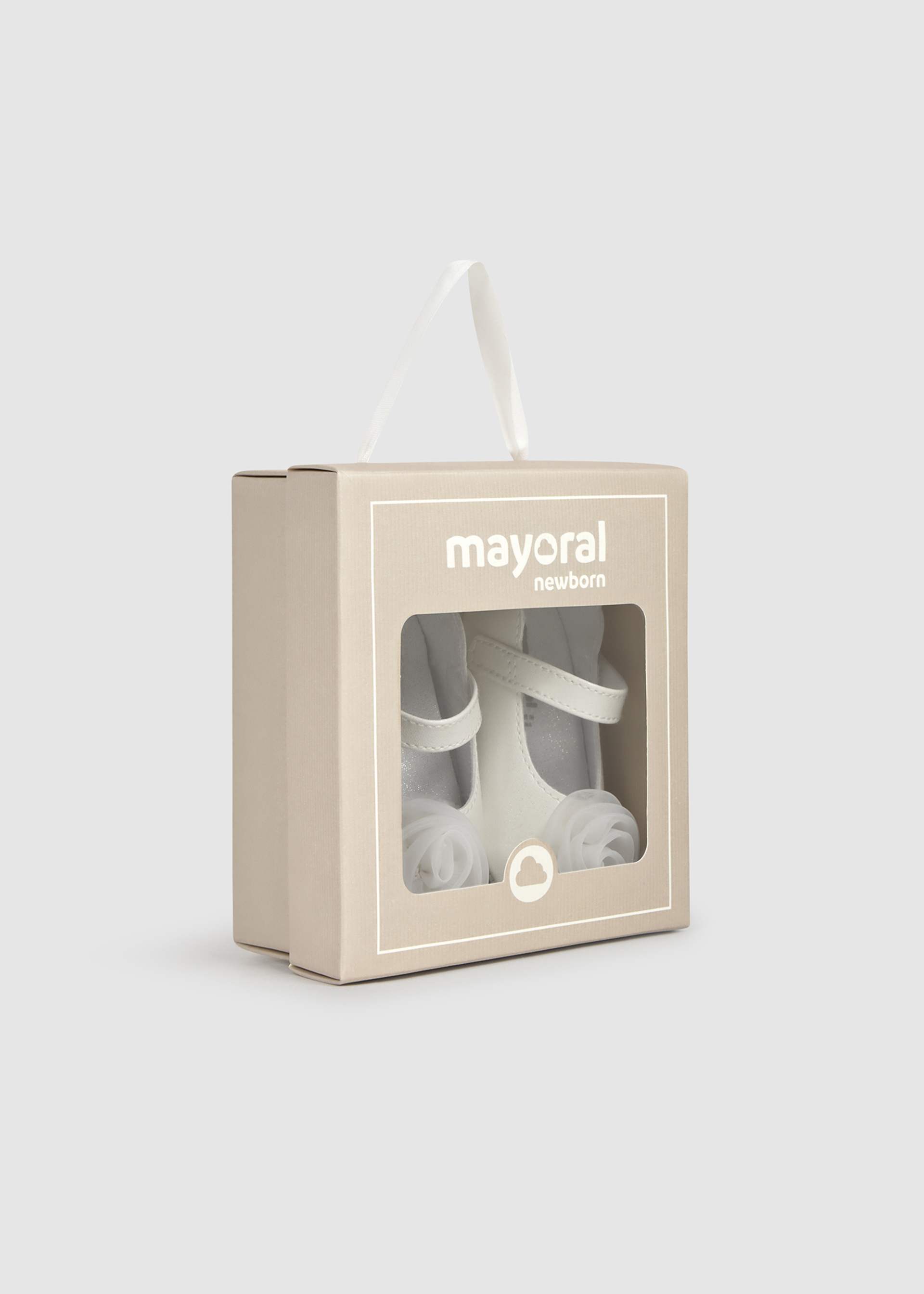 Newborn flower Mary Janes