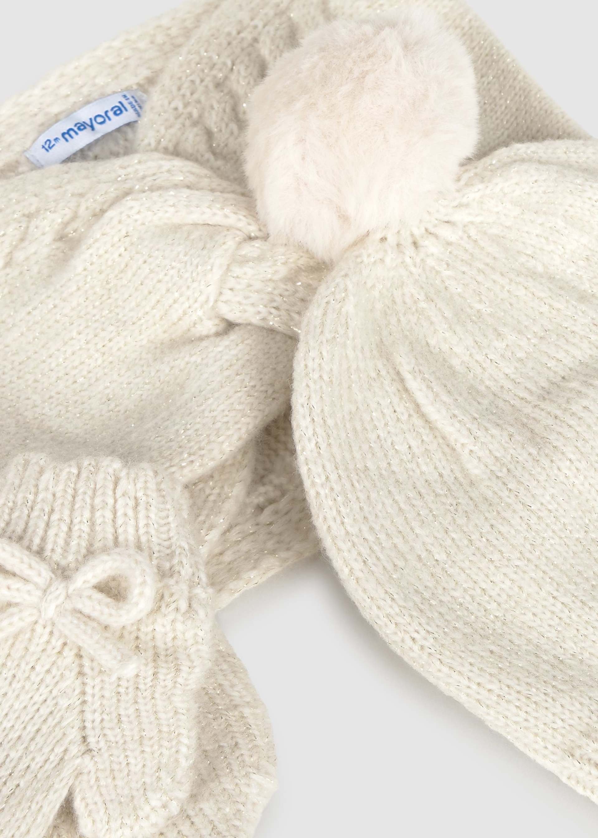Conjunto 3 peças cachecol gola bebé