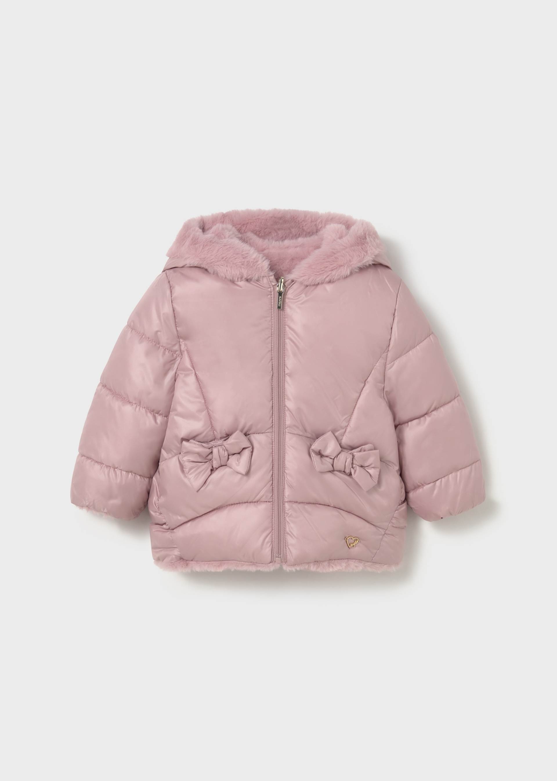Manteau de fourrure réversible bébé