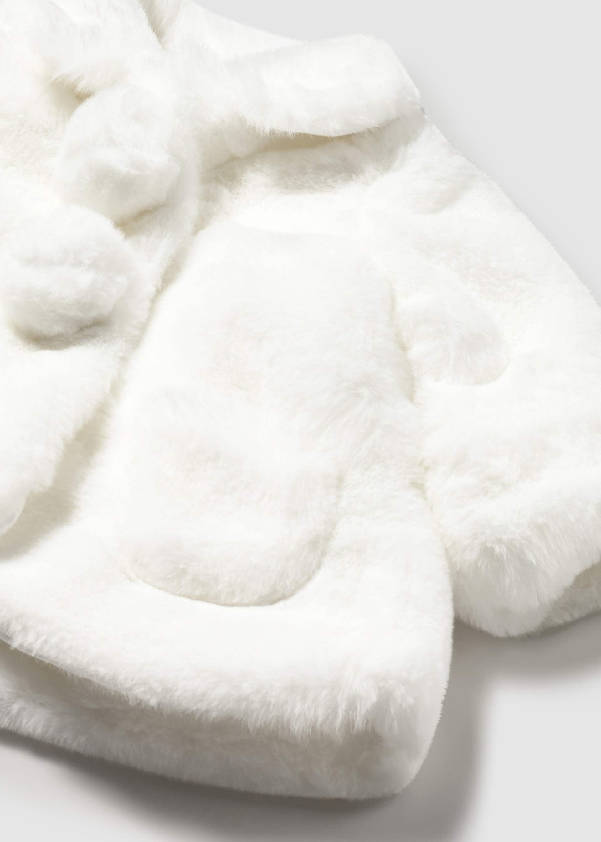 Newborn Girl Faux Fur Coat