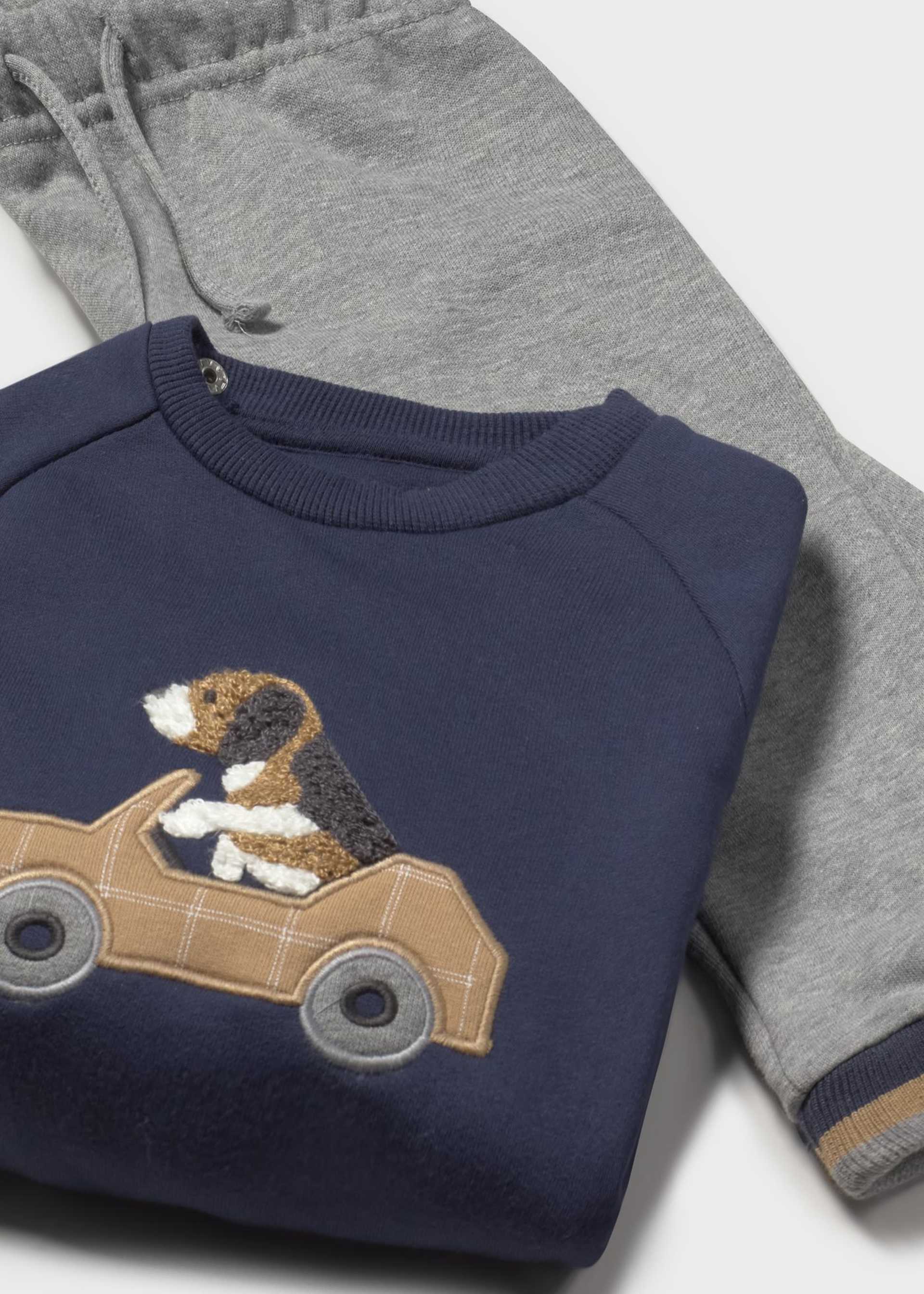 Survêtement voiture 2 pantalons bébé