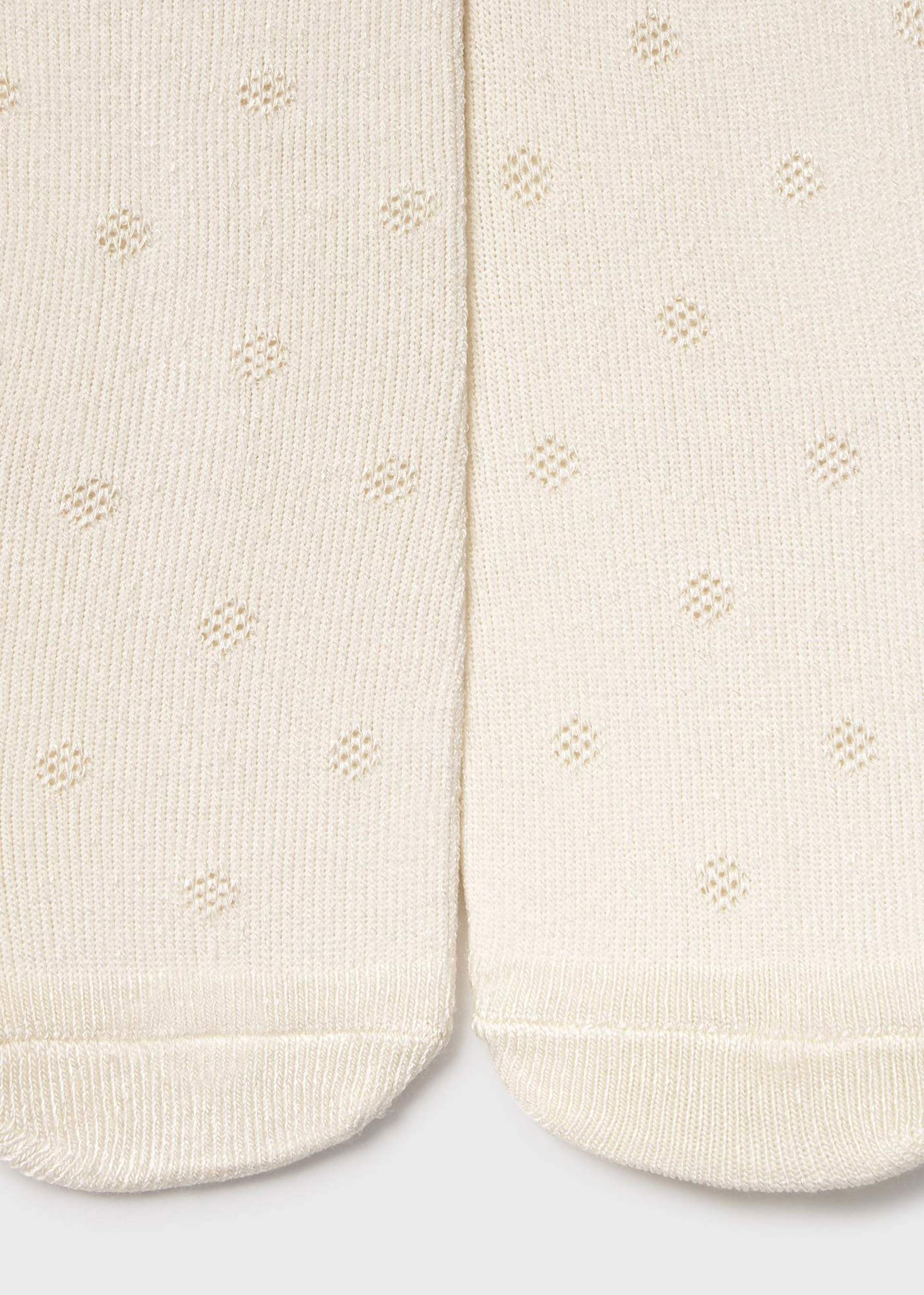 Baby polka dot tights