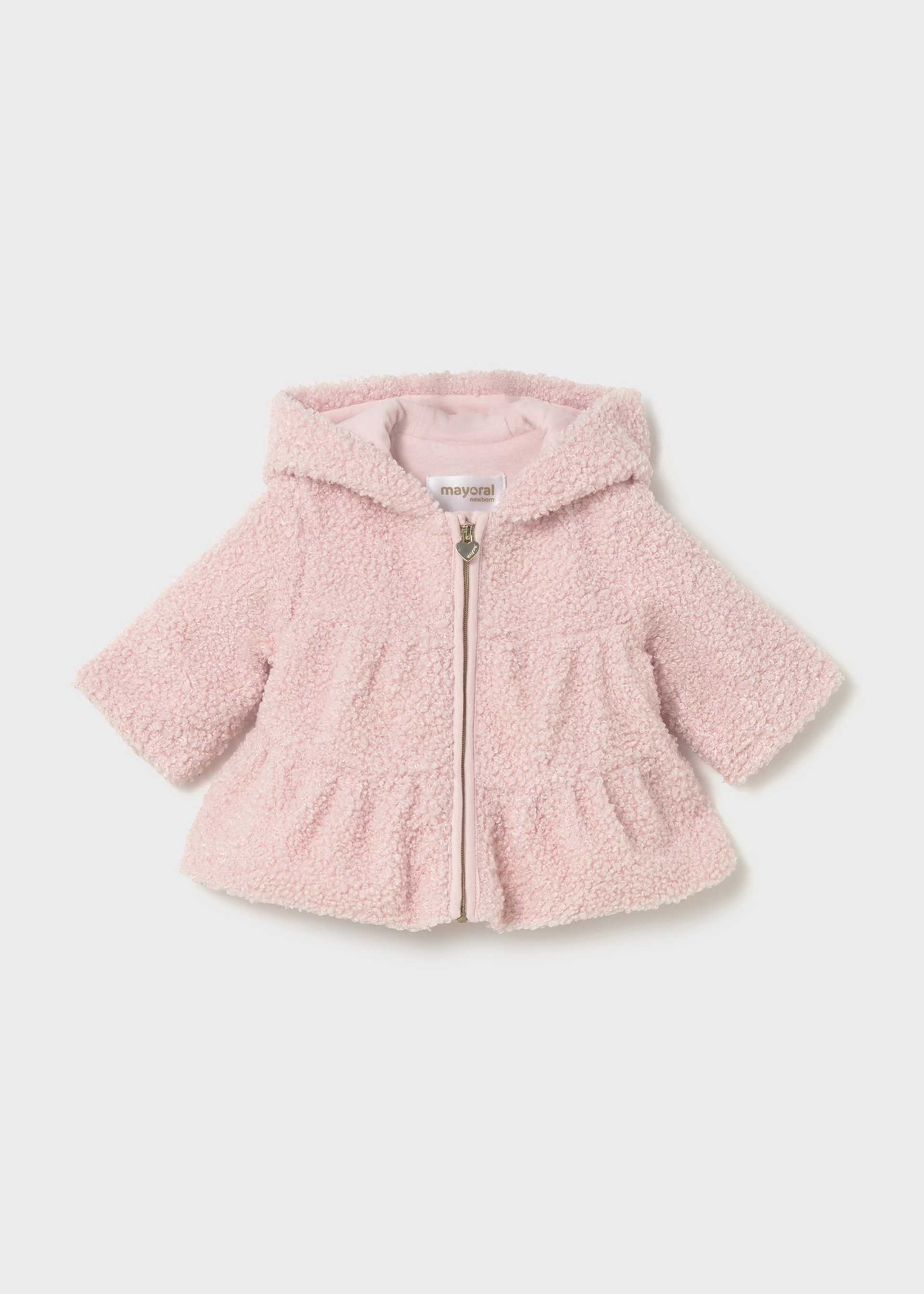 Newborn Girl Zip Sweatshirt