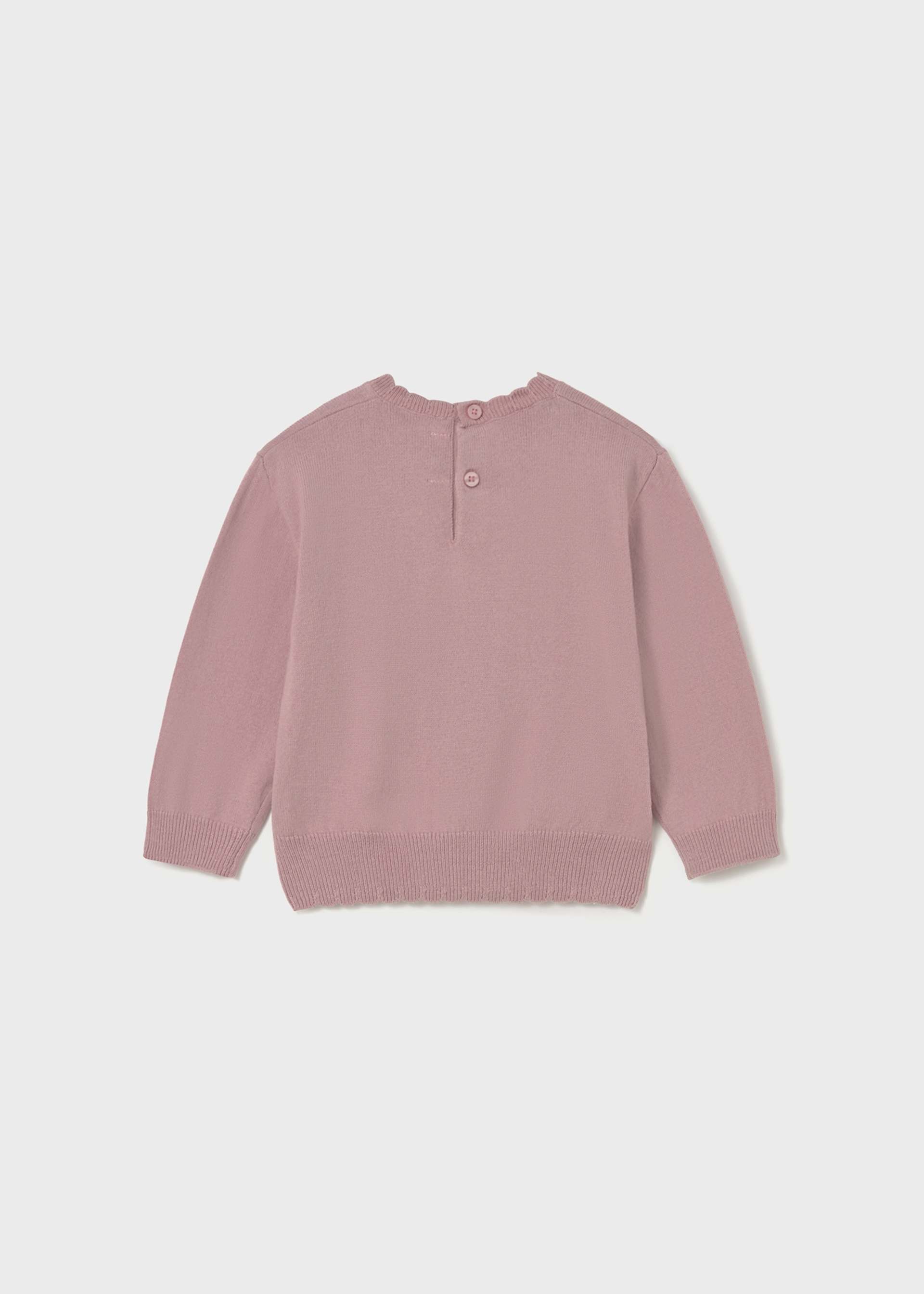 Baby animal motif jumper