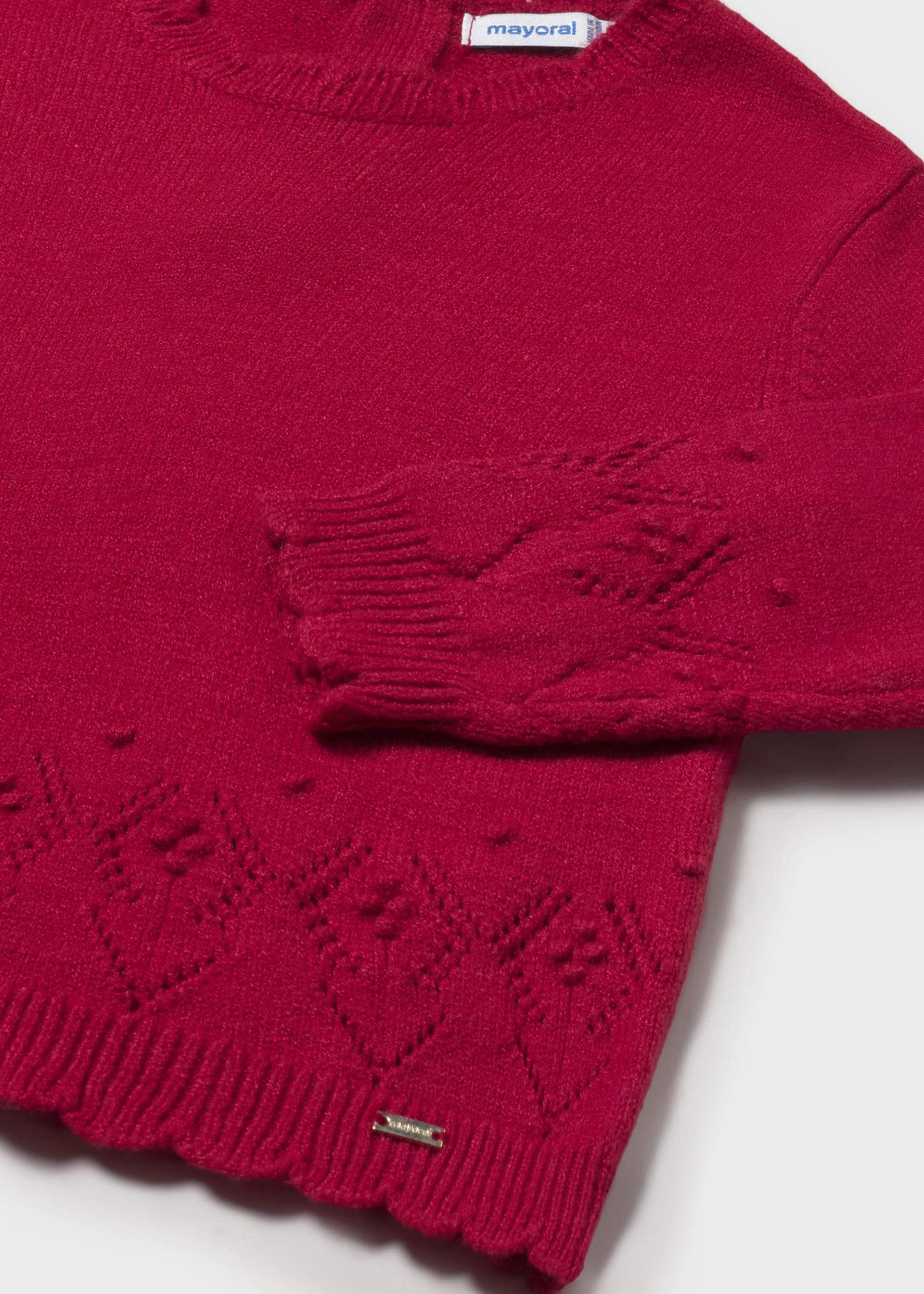 Sweter ażurowy dla niemowlęcia