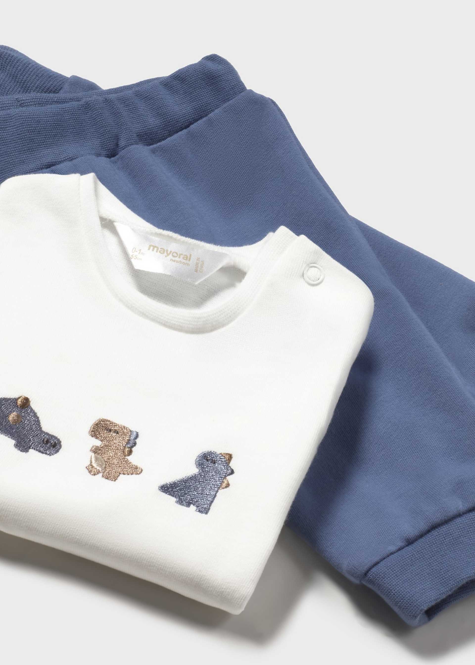 Survêtement avec t-shirt nouveau-né