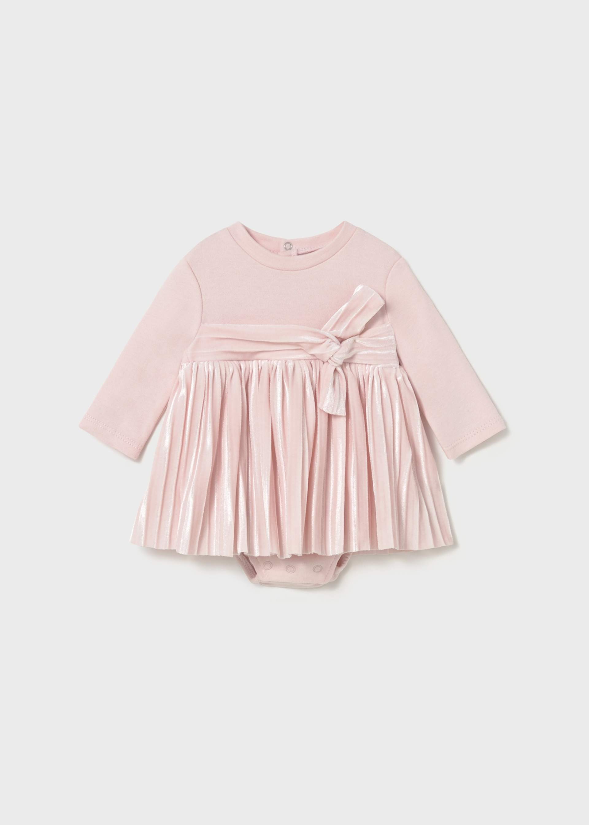 Newborn combined towelling romper