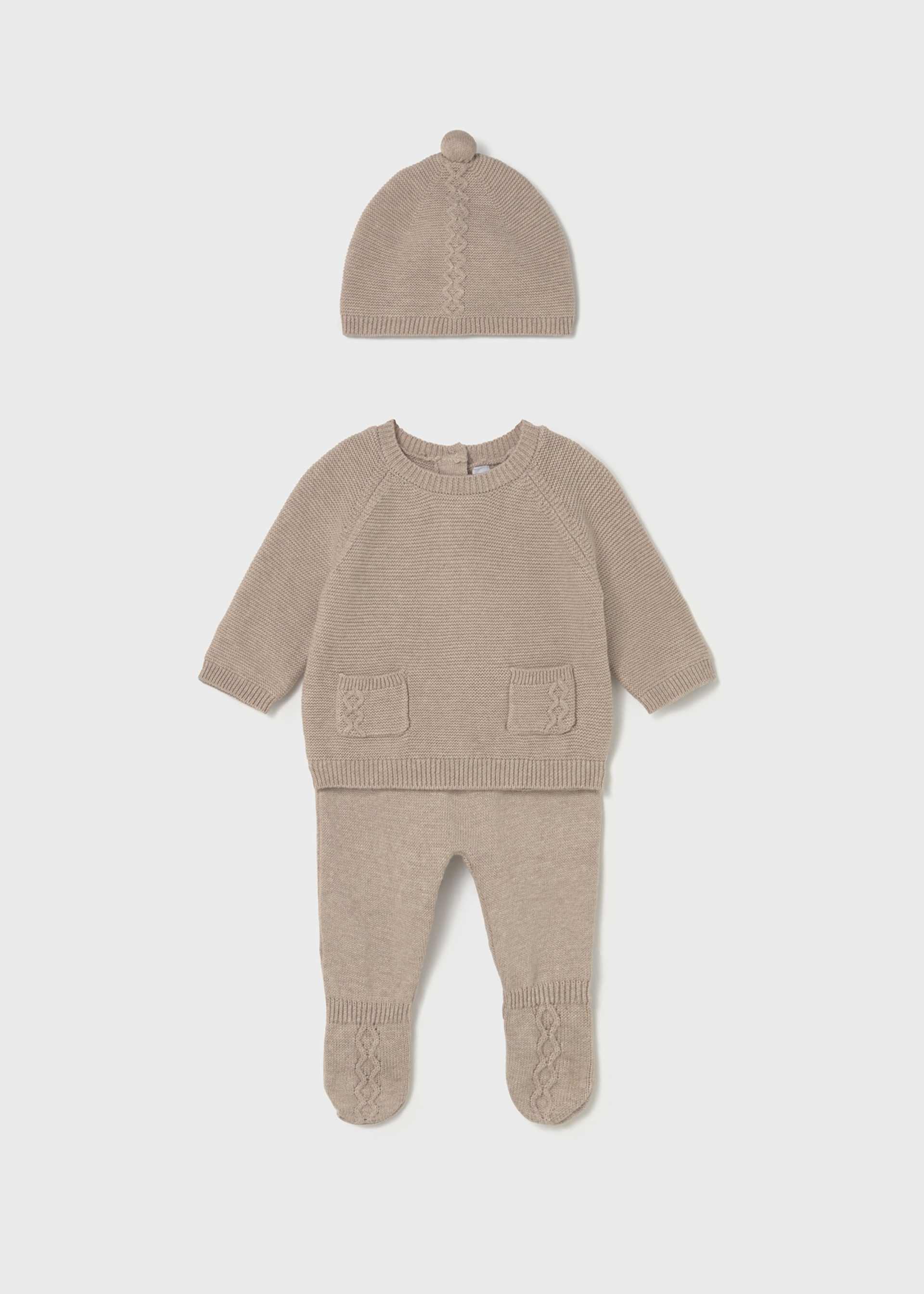 Leg warmer set newborn baby boy