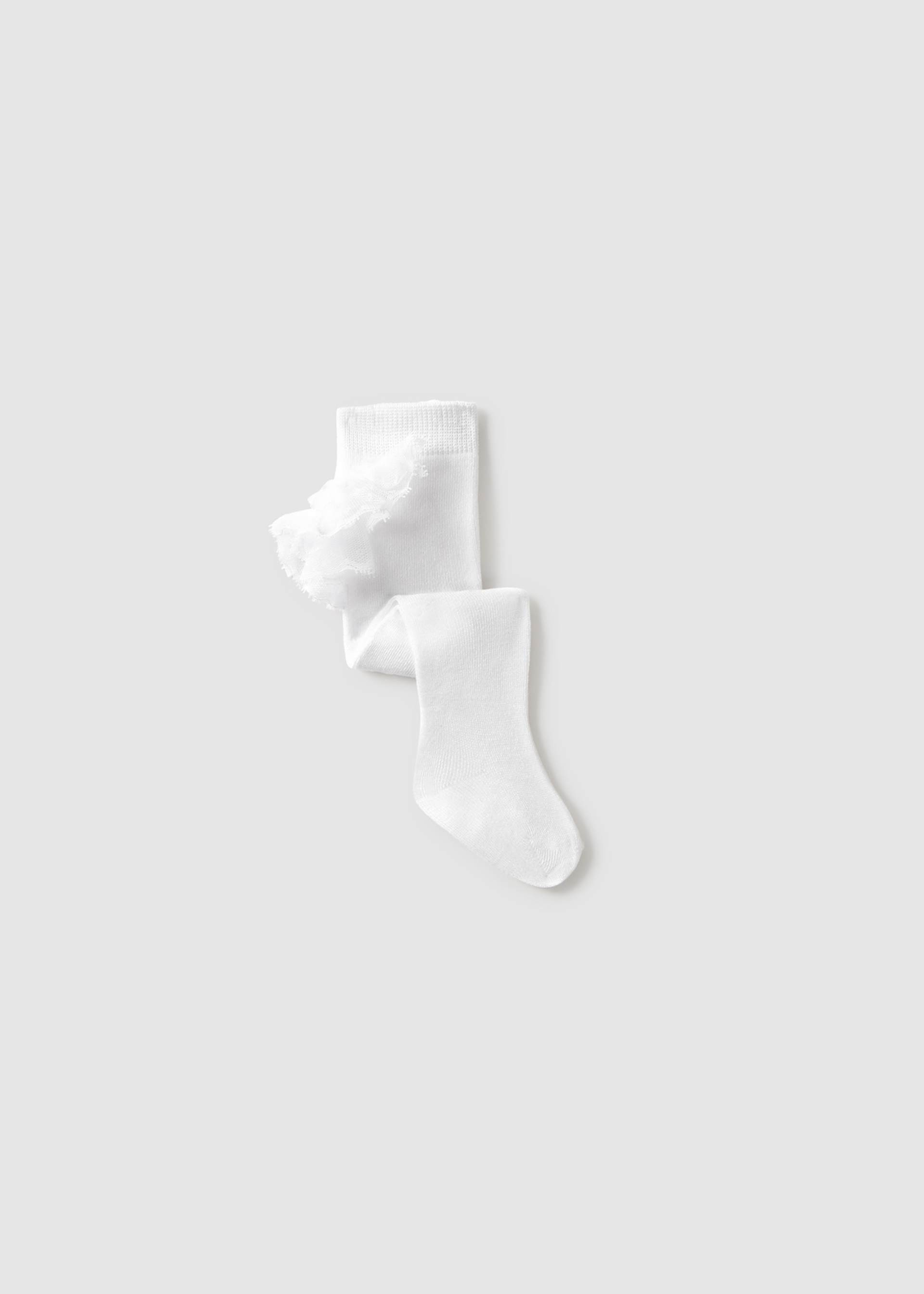 Newborn ruffle tights