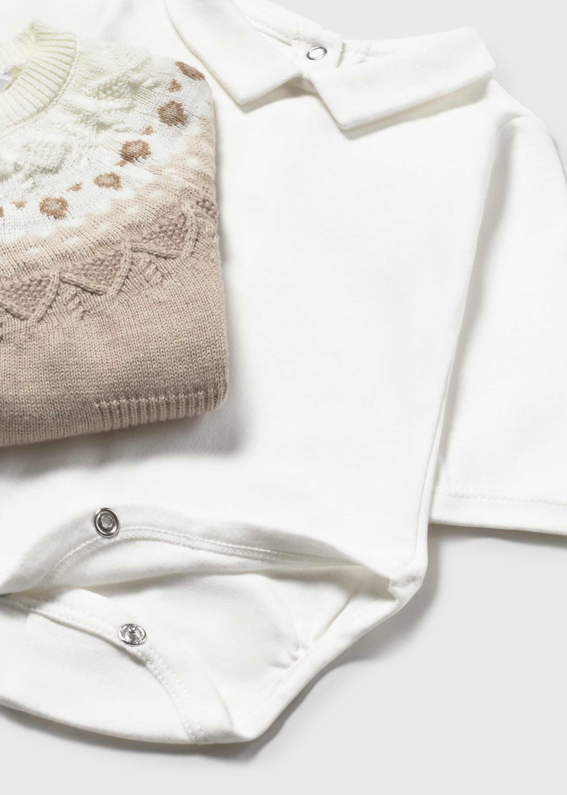 Newborn 3 piece trouser set