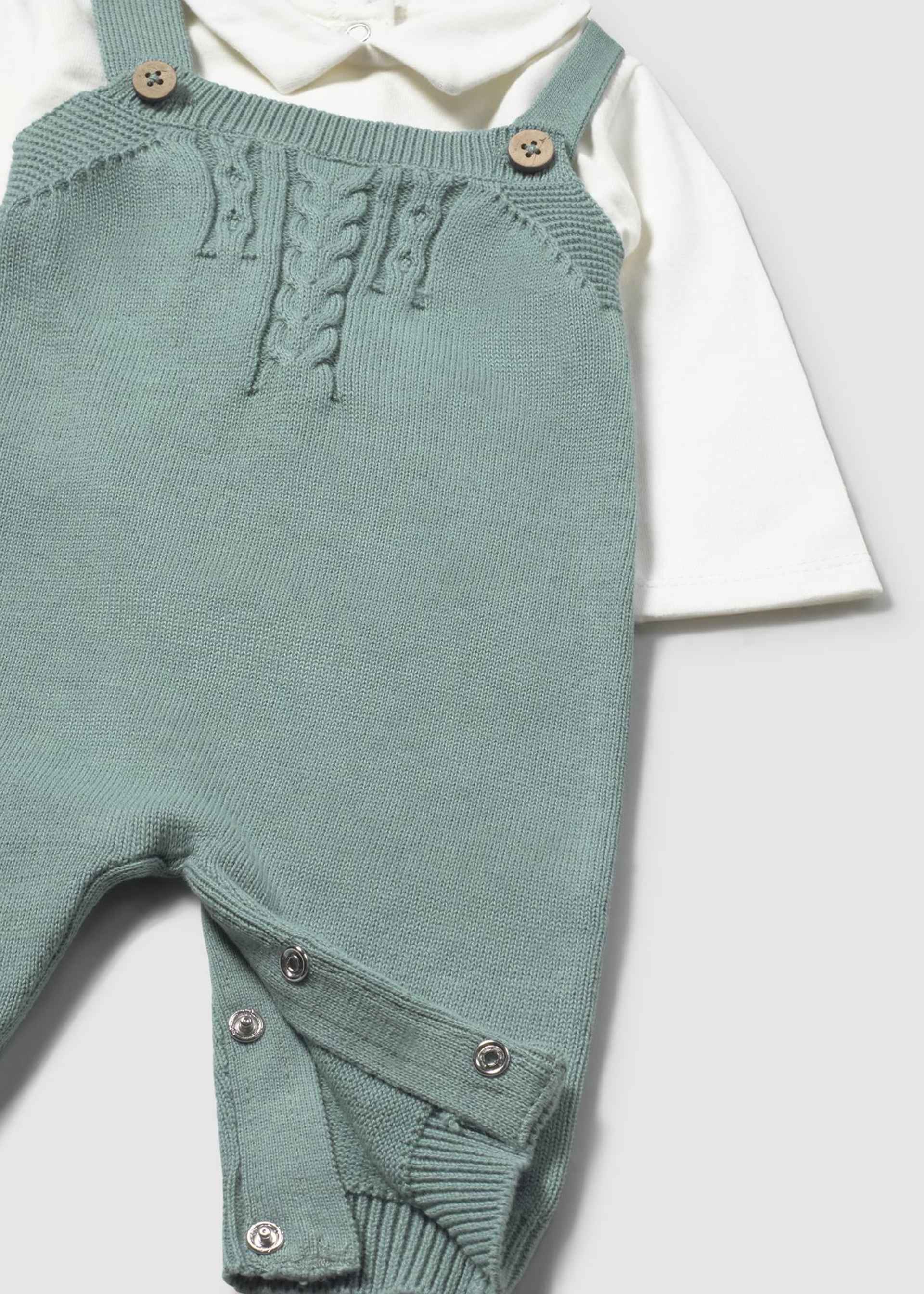 Completo salopette 3 pezzi neonato