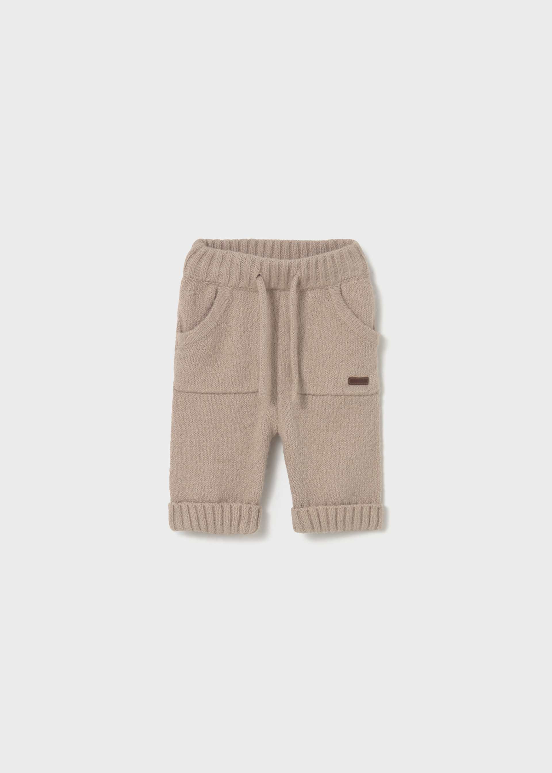Newborn knitted trousers