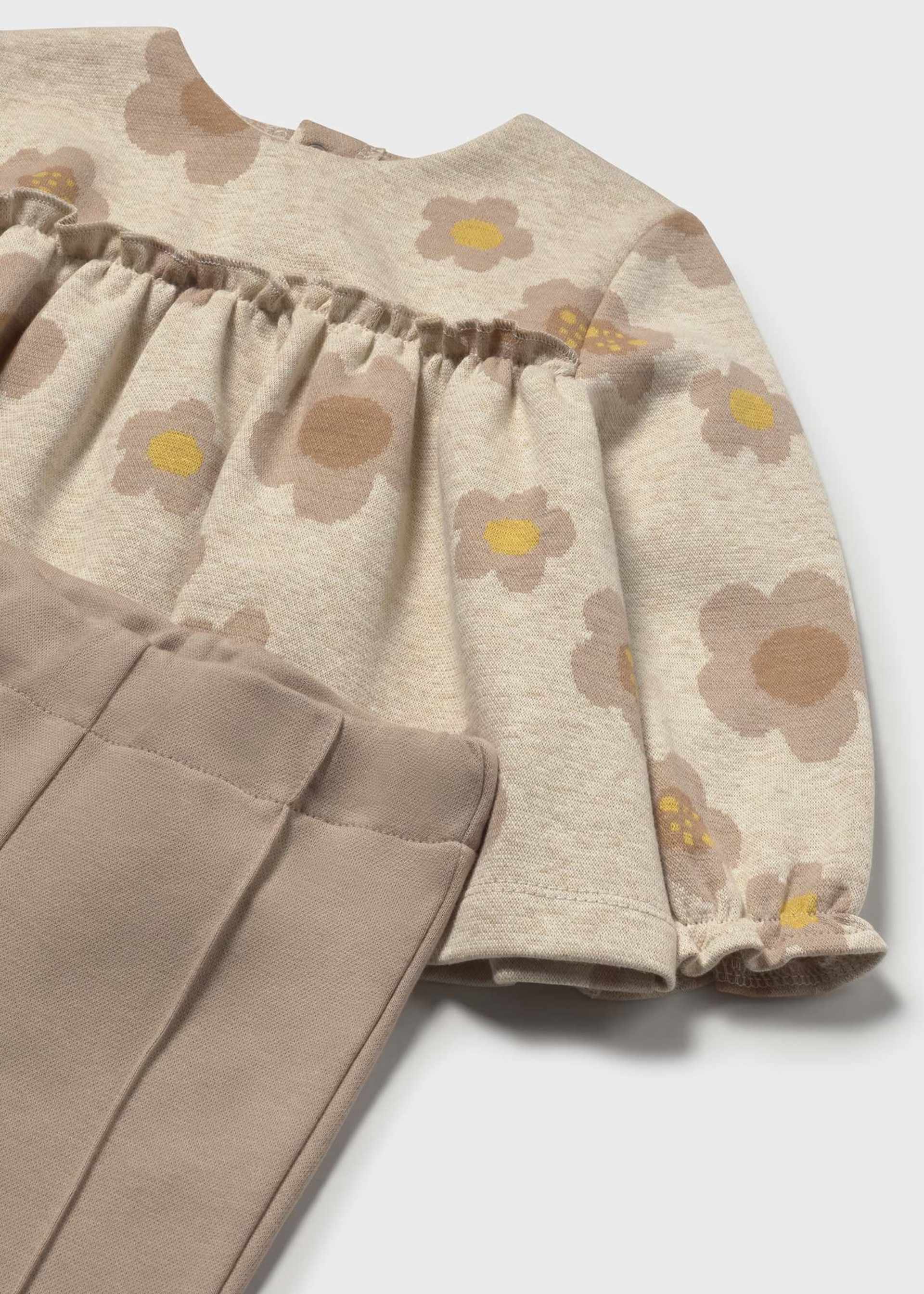 Baby set with flared leggings